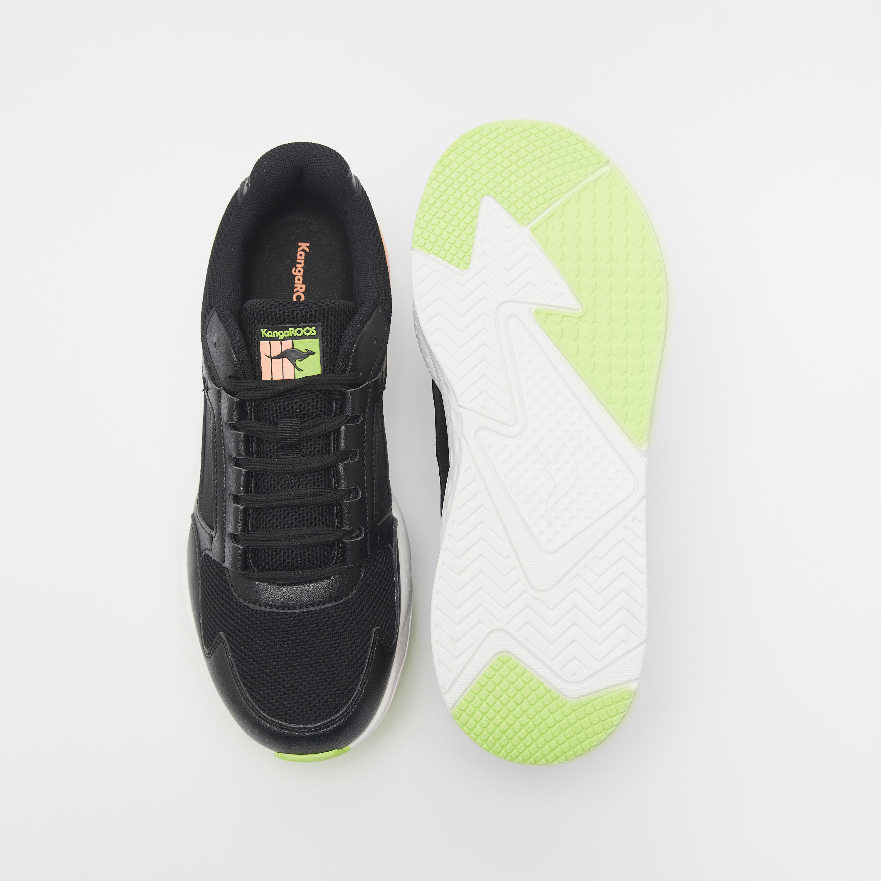 حذاء سنيكرز برباط إغلاق بارز الملمس للرجال من كانجاروز-sports-men-shoes-image-5