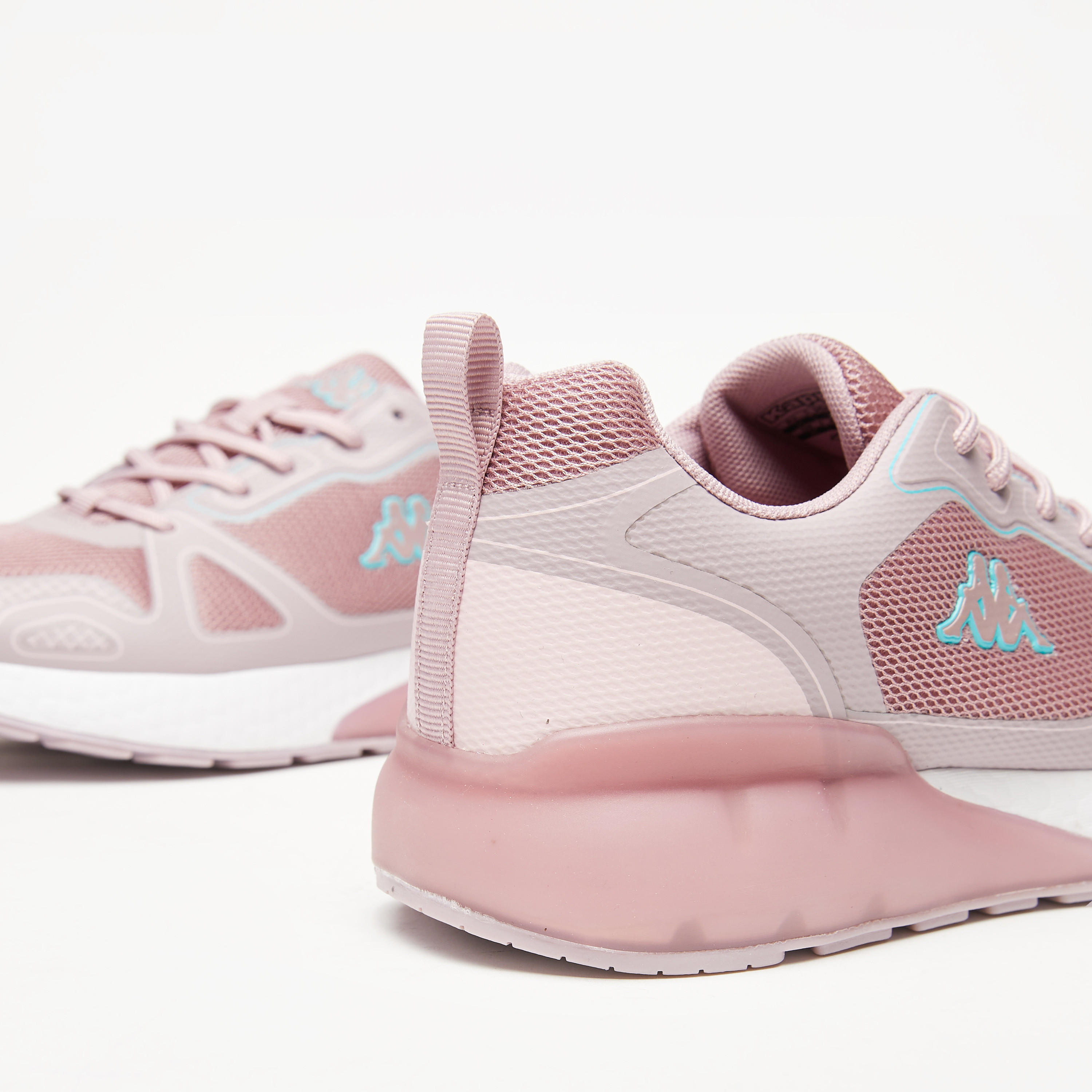 Kappa Women's Textured Trainers with Lace-Up Closure-sports-women-shoes-image-4