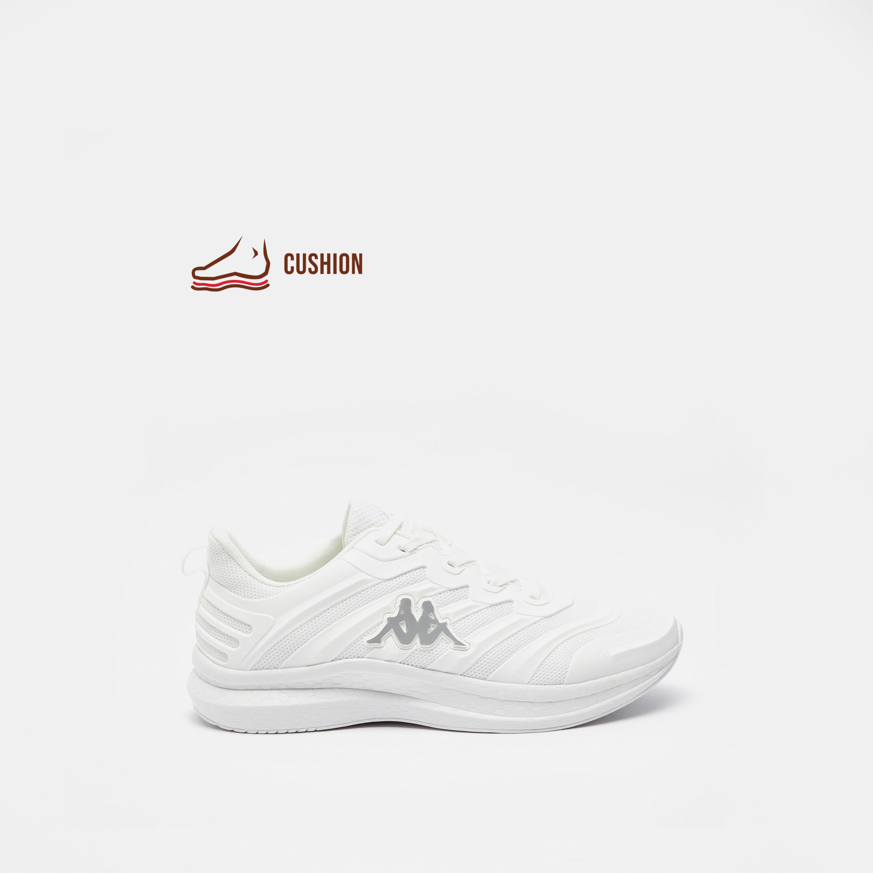 Kappa Men's Textured Sneakers Shoes with Lace-Up Closure-sports-men-shoes-image-1