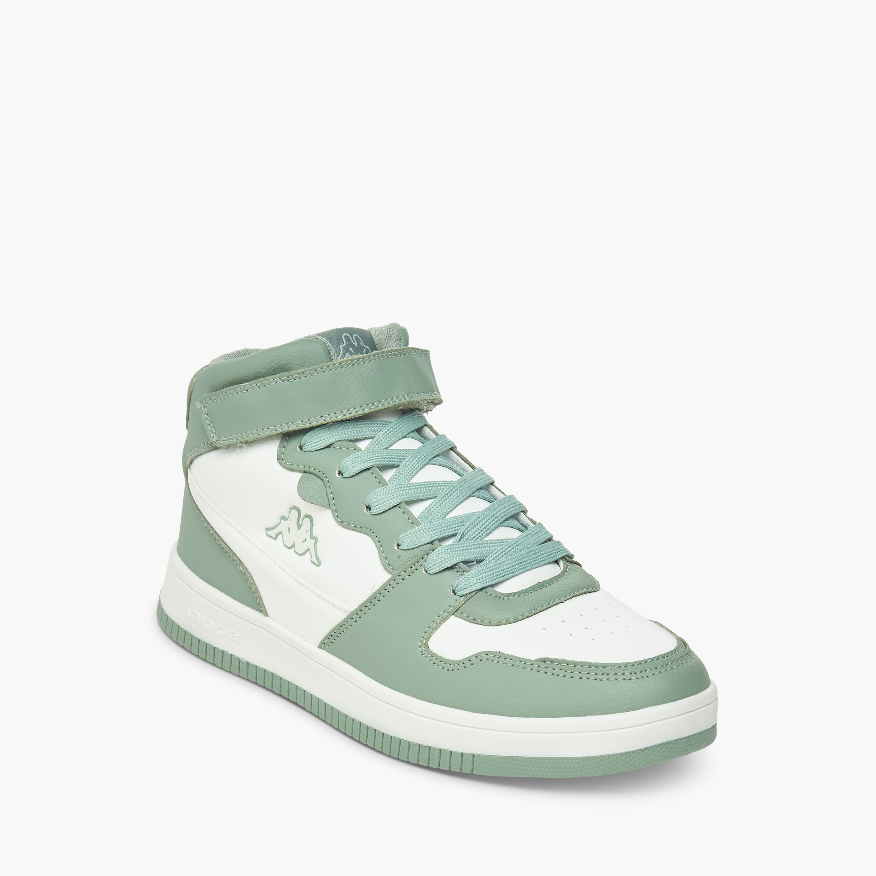 Kappa Women's Colourblock Sneakers with Hook and Loop Closure-women-shoes-sneakers-image-2