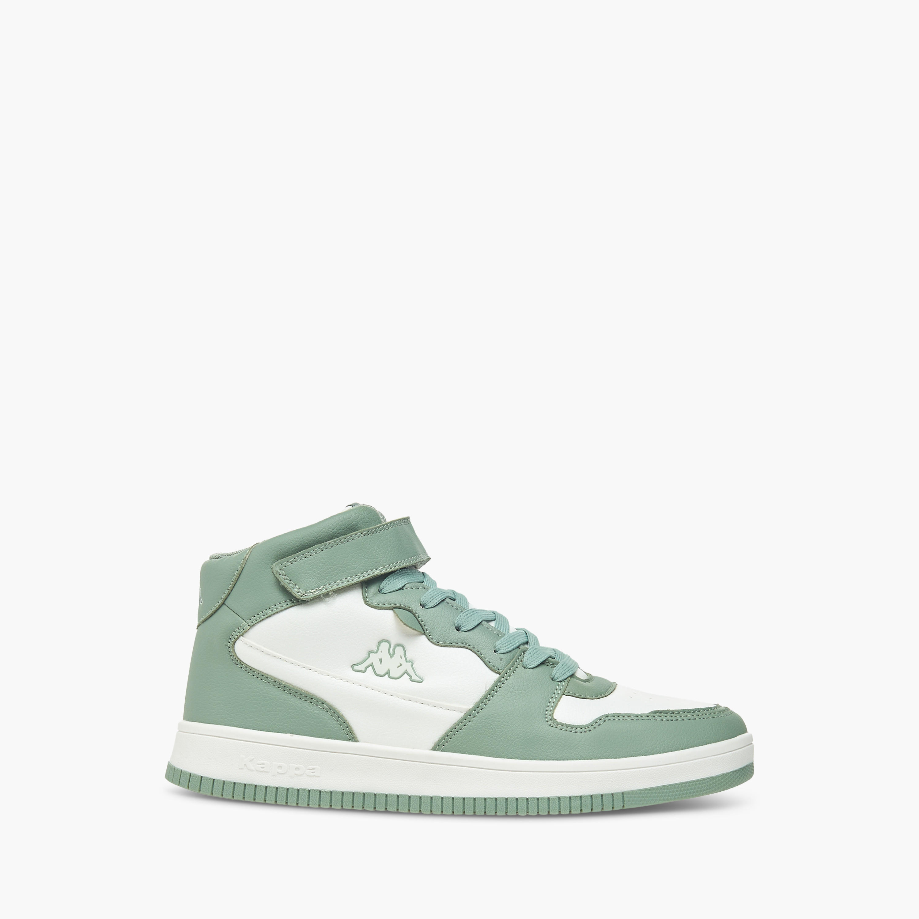 Kappa Women's Colourblock Sneakers with Hook and Loop Closure-women-shoes-sneakers-image-3