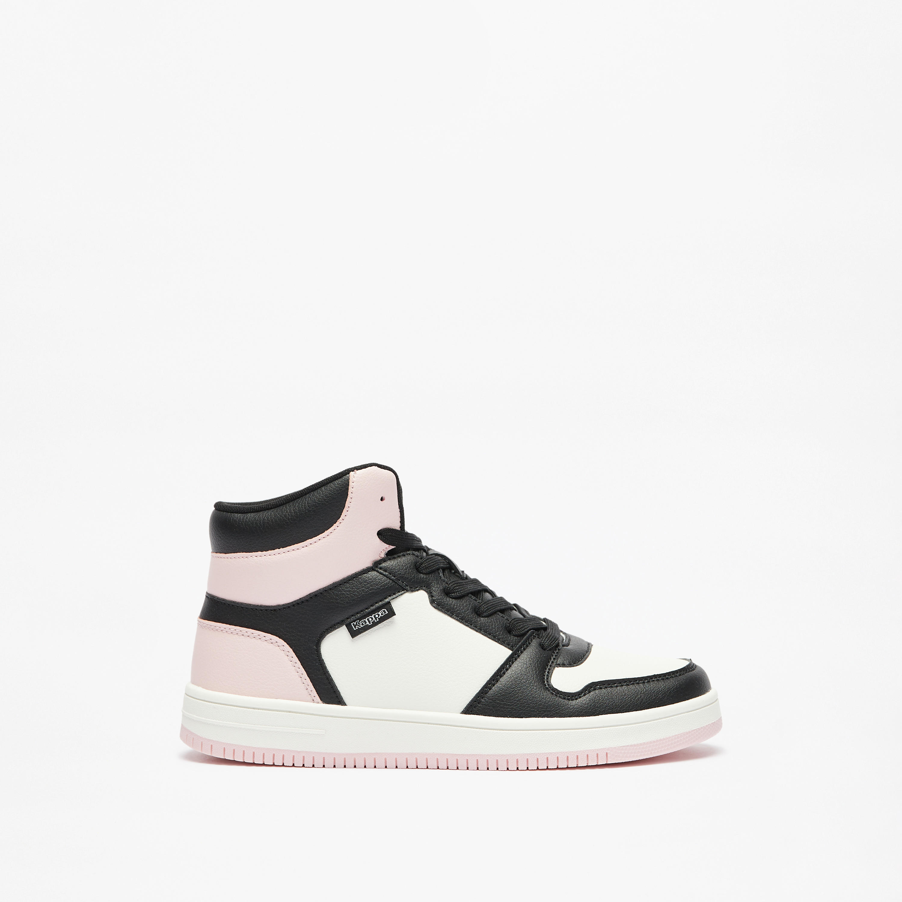 Kappa Women's Colourblock Lace-Up High Top Sneakers-women-shoes-sneakers-image-3
