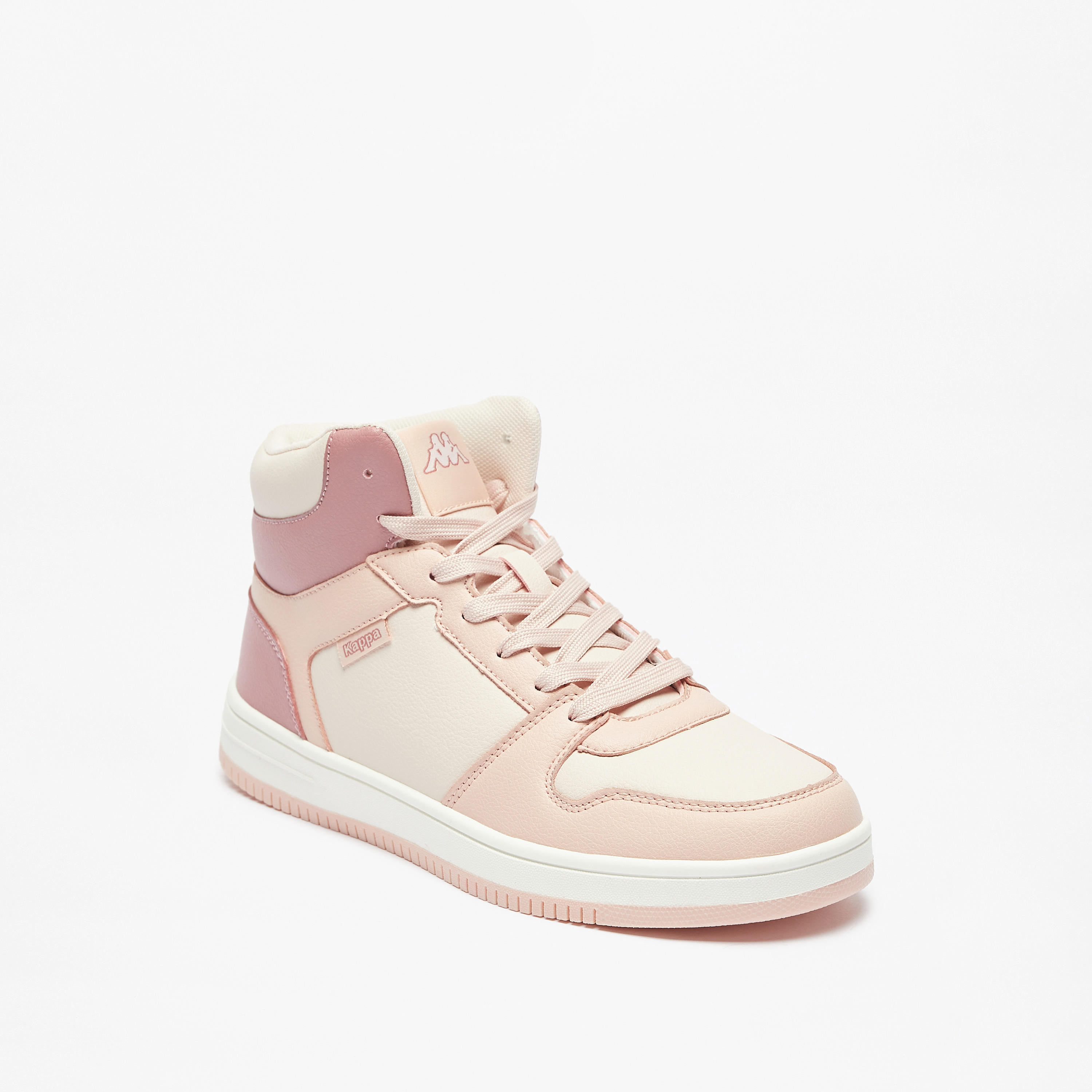 Kappa Women's Colourblock Lace-Up High Top Sneakers-women-shoes-sneakers-image-1