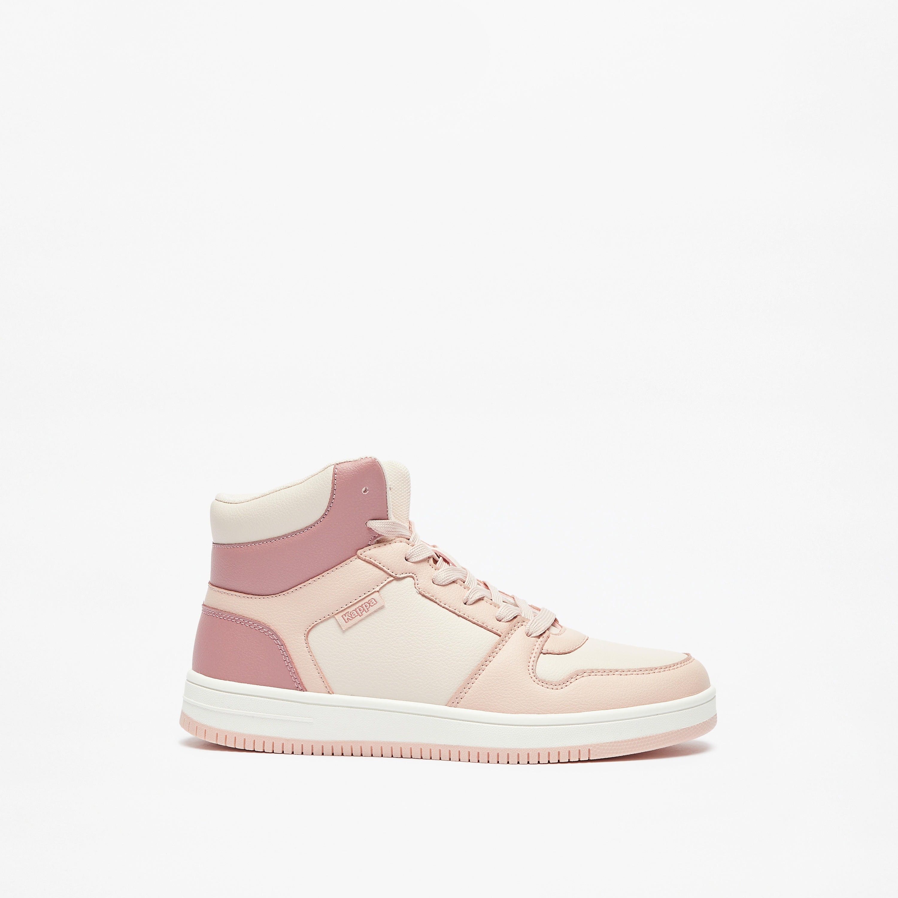 Kappa Women's Colourblock Lace-Up High Top Sneakers-women-shoes-sneakers-image-3