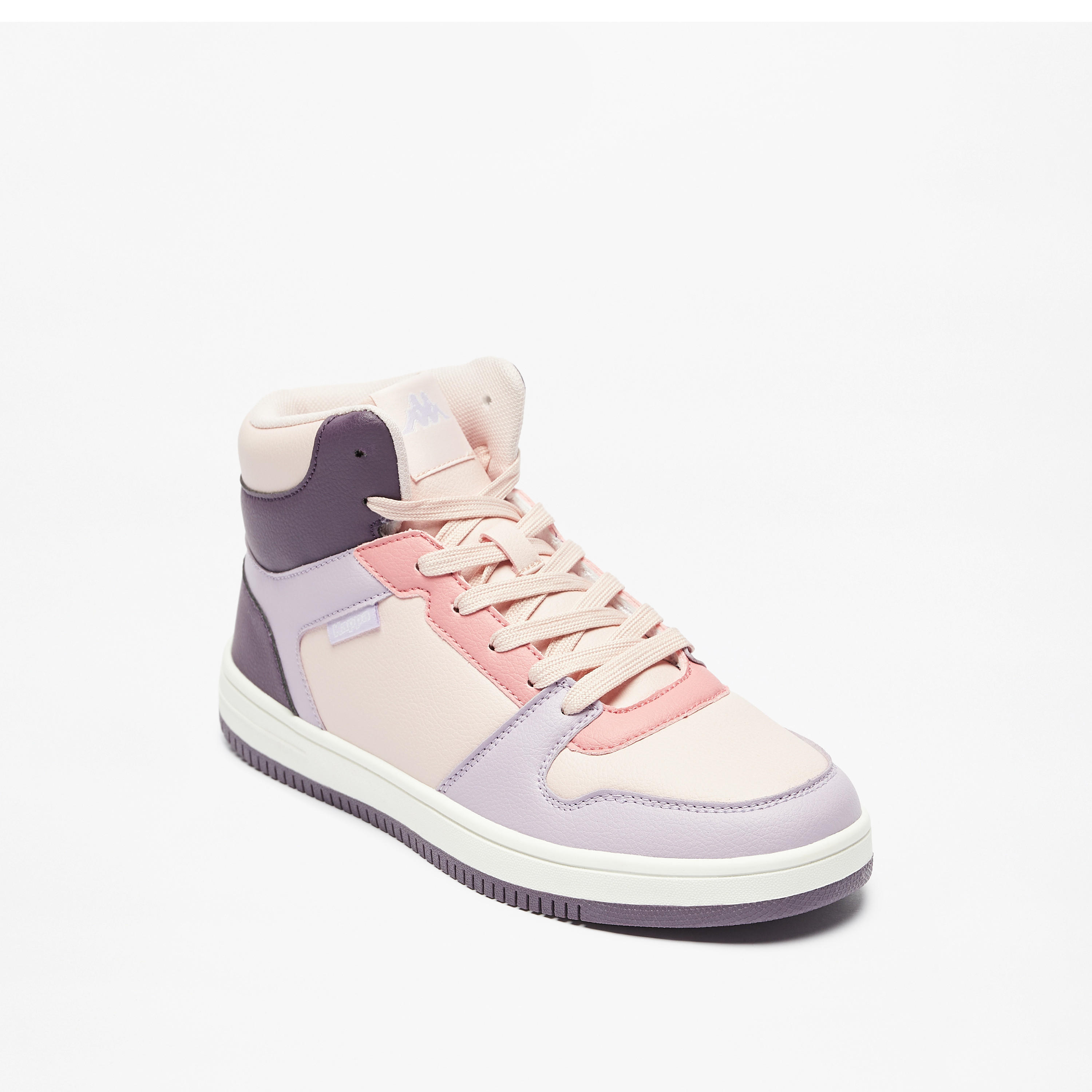 Kappa Women's Colourblock Lace-Up High Top Sneakers-women-shoes-sneakers-image-1