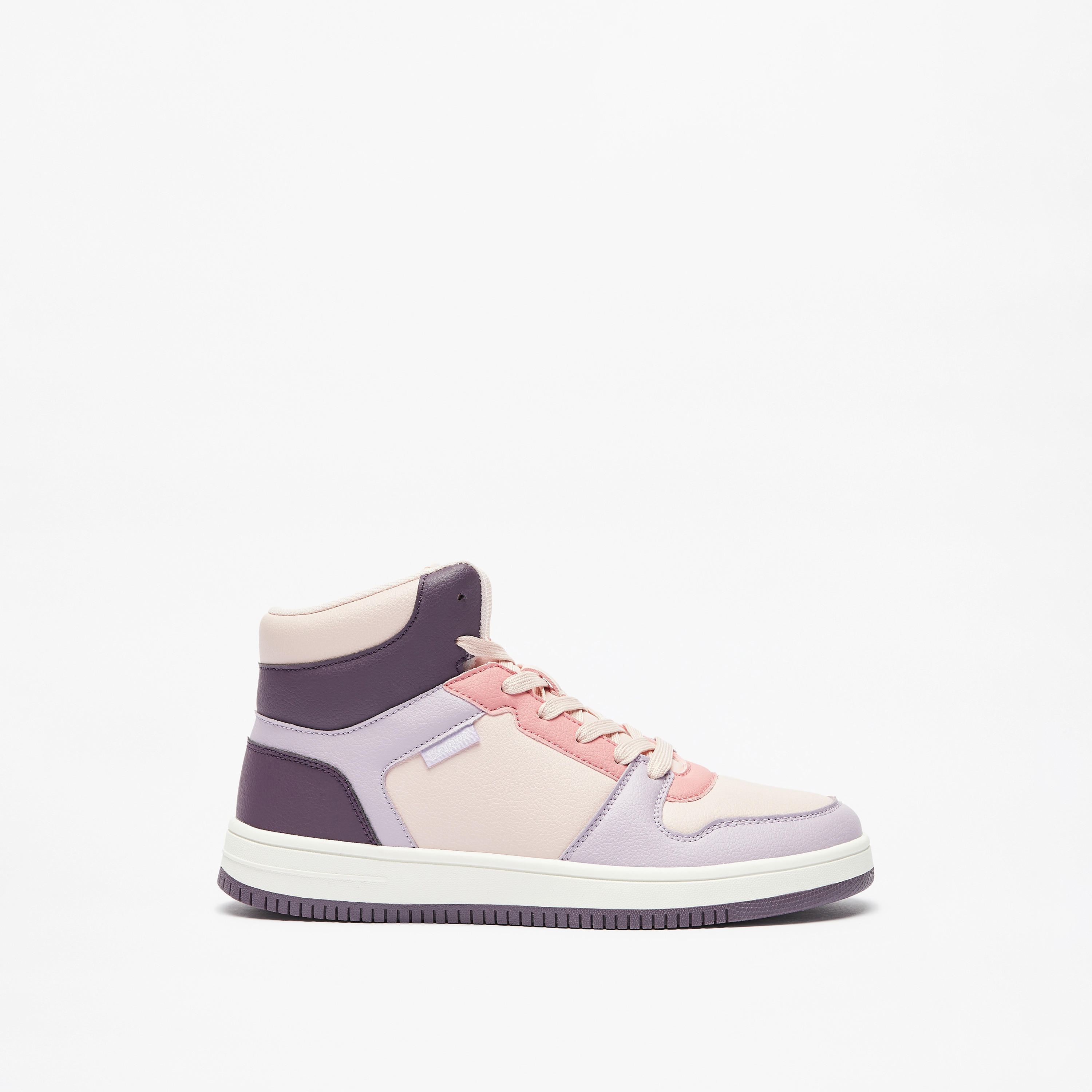 Kappa Women's Colourblock Lace-Up High Top Sneakers-women-shoes-sneakers-image-3