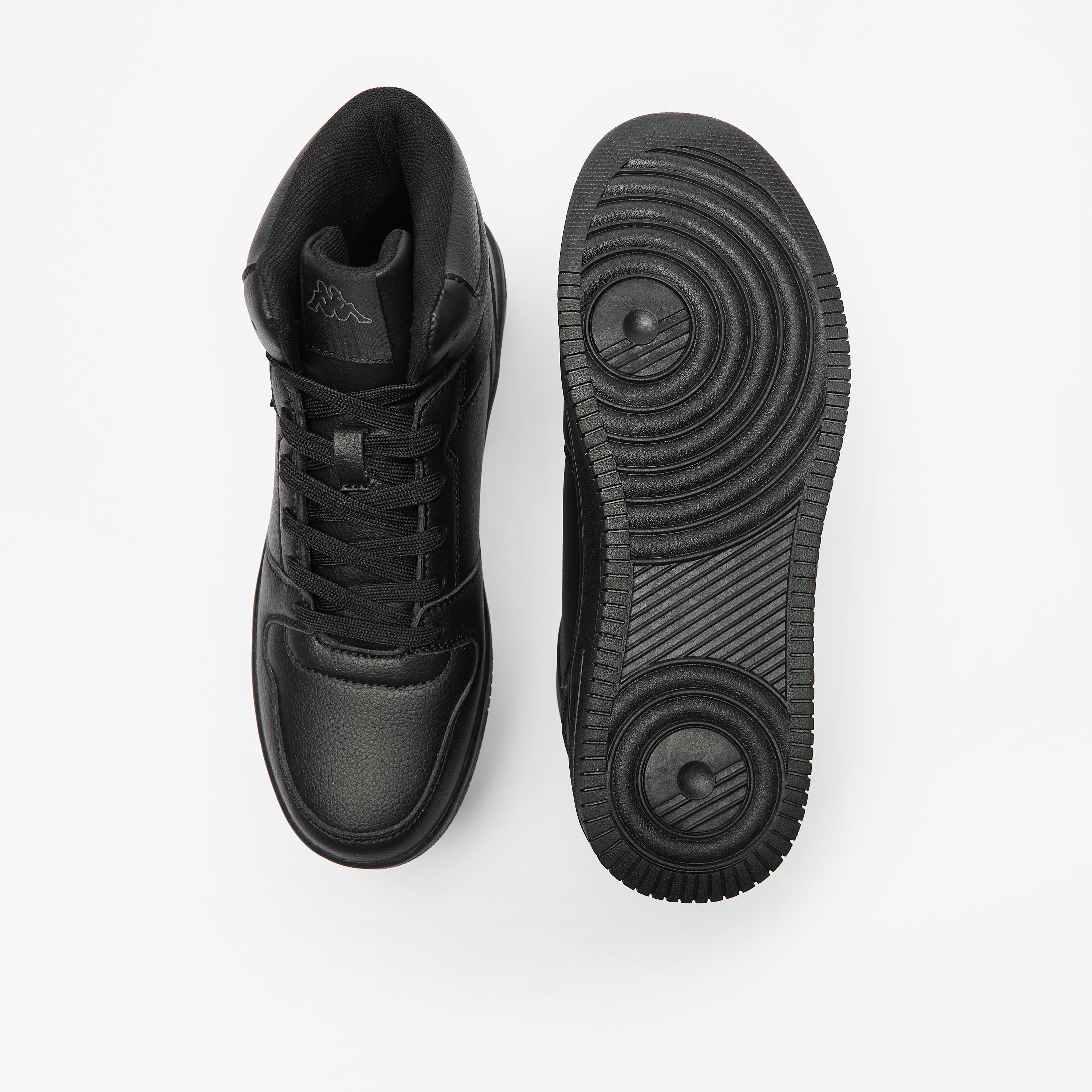 Kappa Women's Solid High-Top Lightweight Sneakers with Lace-Up Closure-women-shoes-sneakers-image-5
