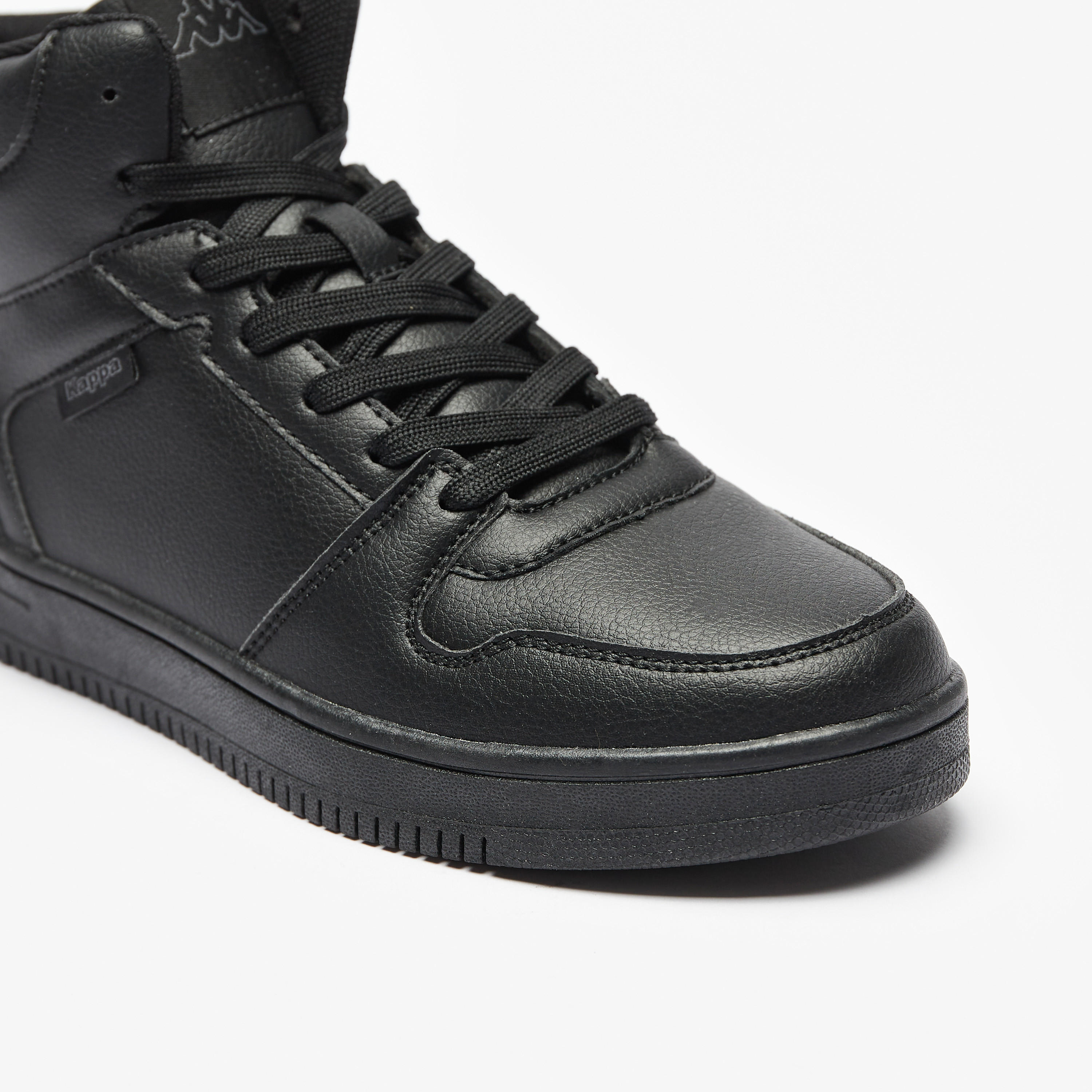 Kappa Women's Solid High-Top Lightweight Sneakers with Lace-Up Closure-women-shoes-sneakers-image-6