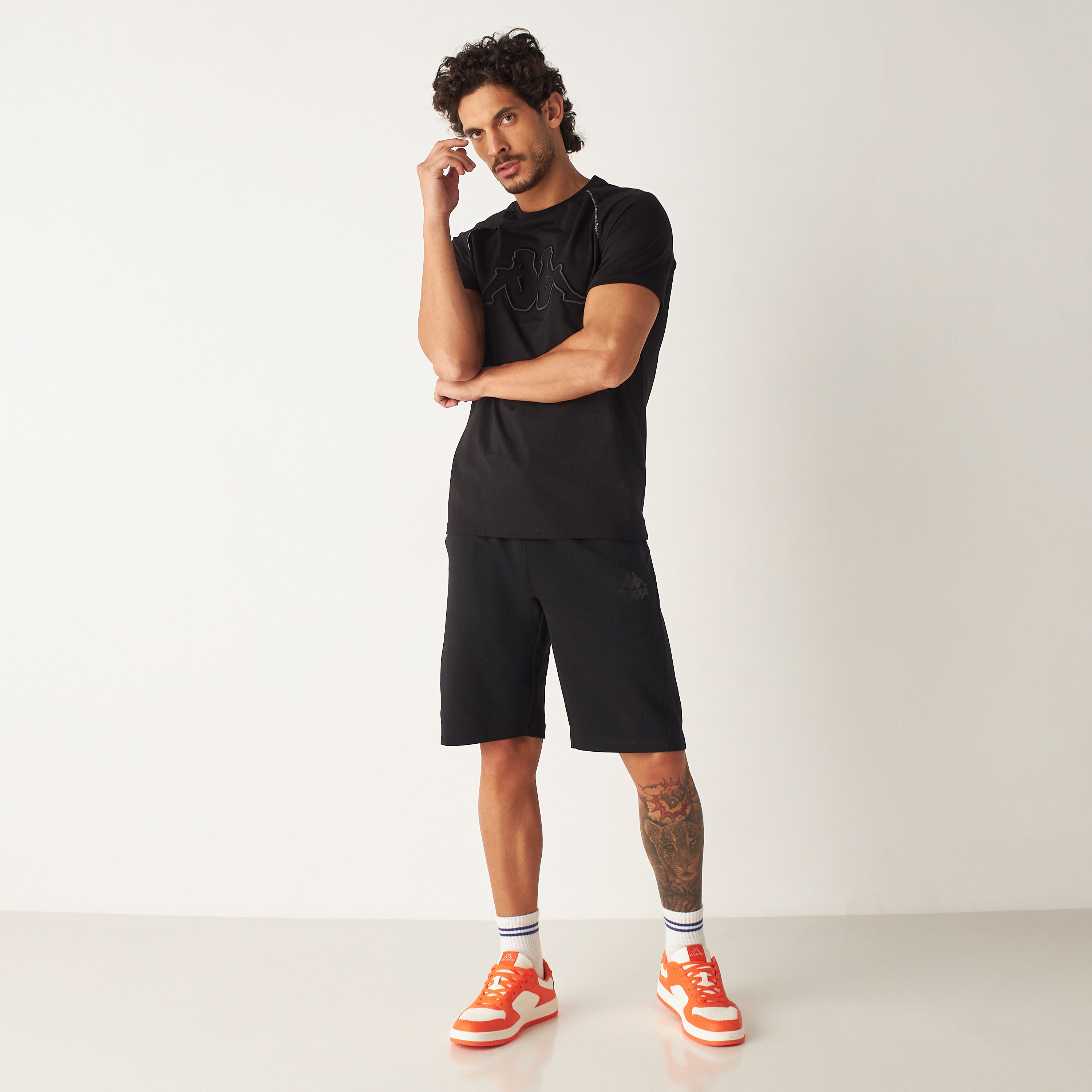 حذاء سنيكرز بقوالب ملونة ورباط إغلاق للرجال من كابا-men-shoes-sneakers-image-13