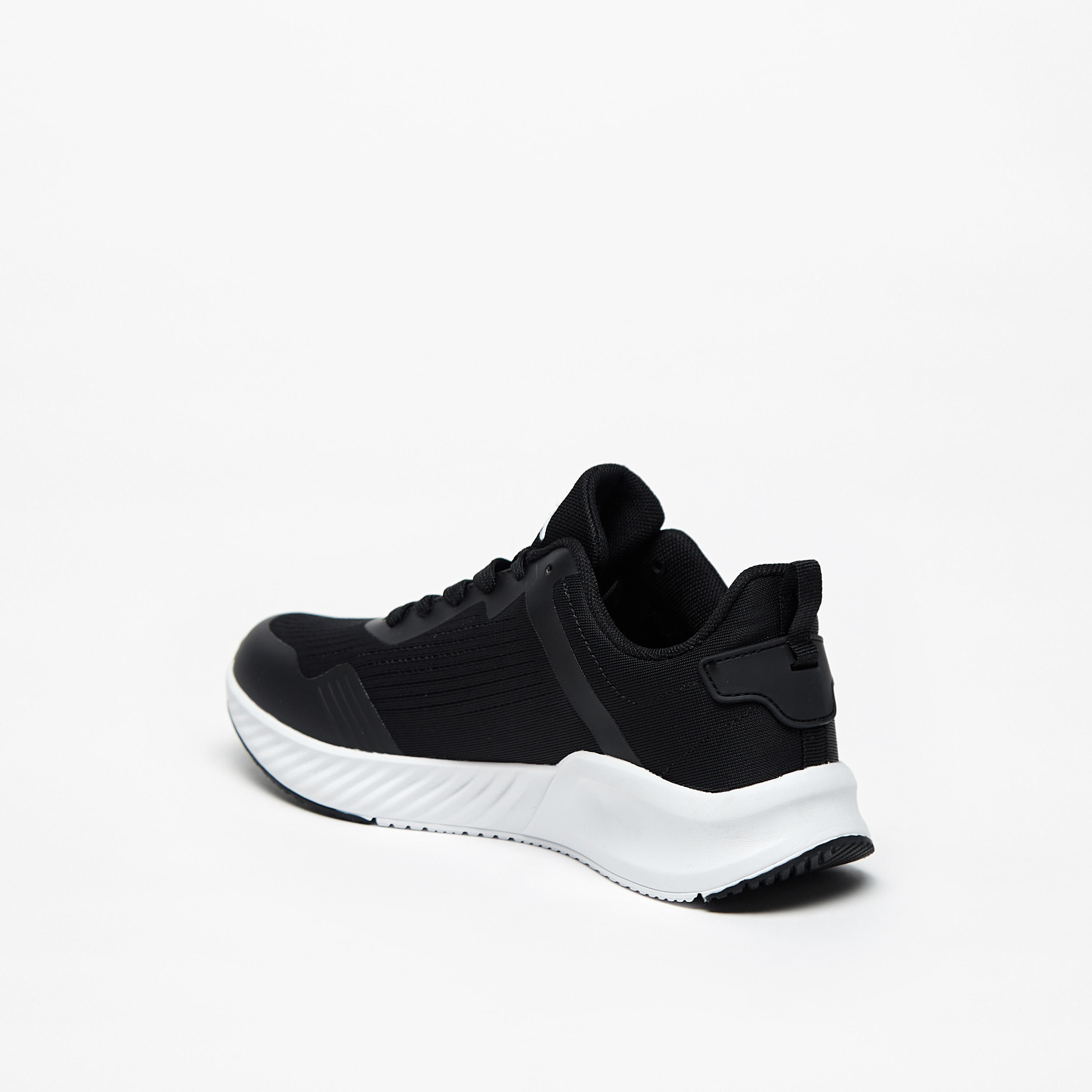 Kappa Women's Textured Walking Shoes with Lace-Up Closure-women-shoes-sneakers-image-3