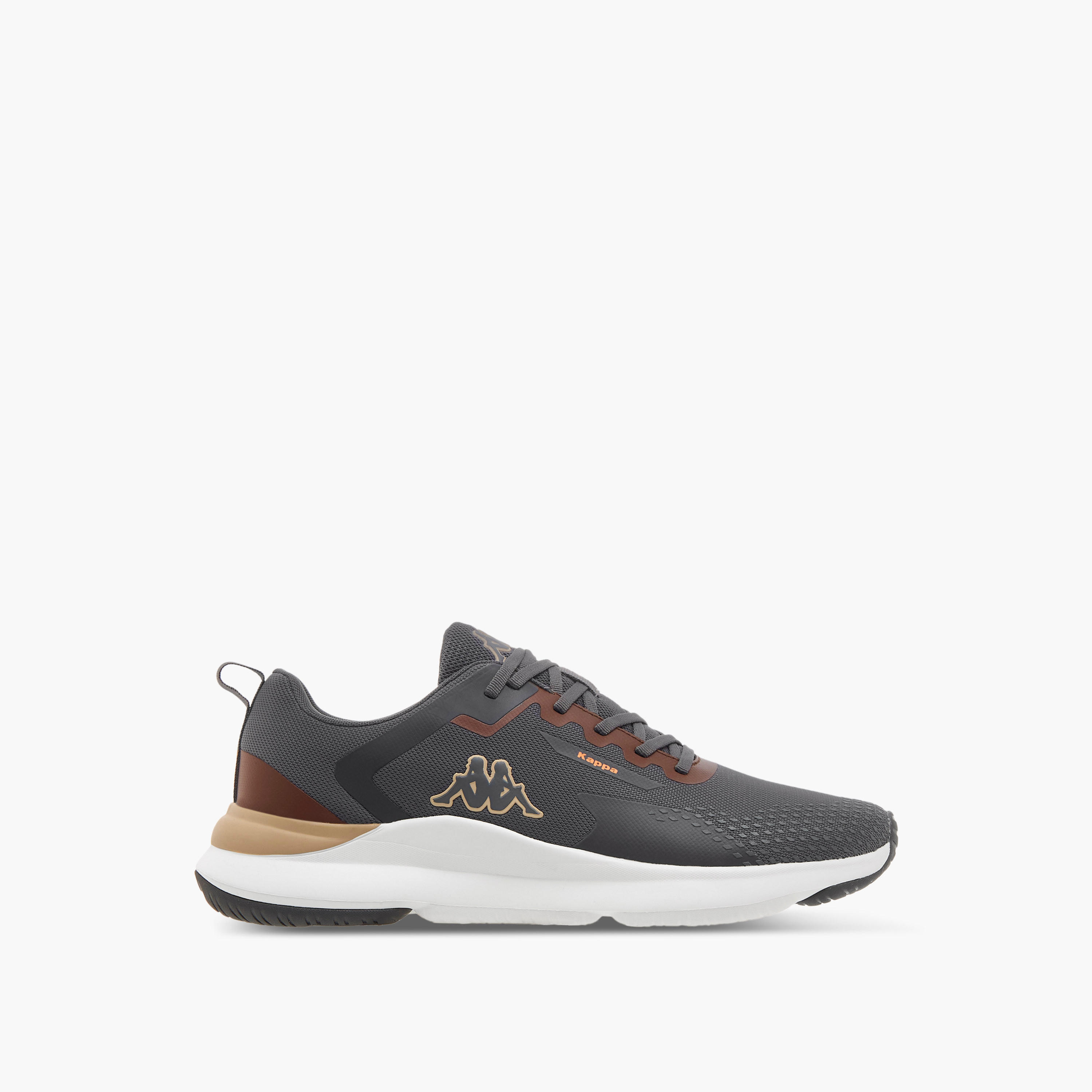 Kappa Men Logo Print Lace-Up Sports Shoes-men-shoes-sports-image-3