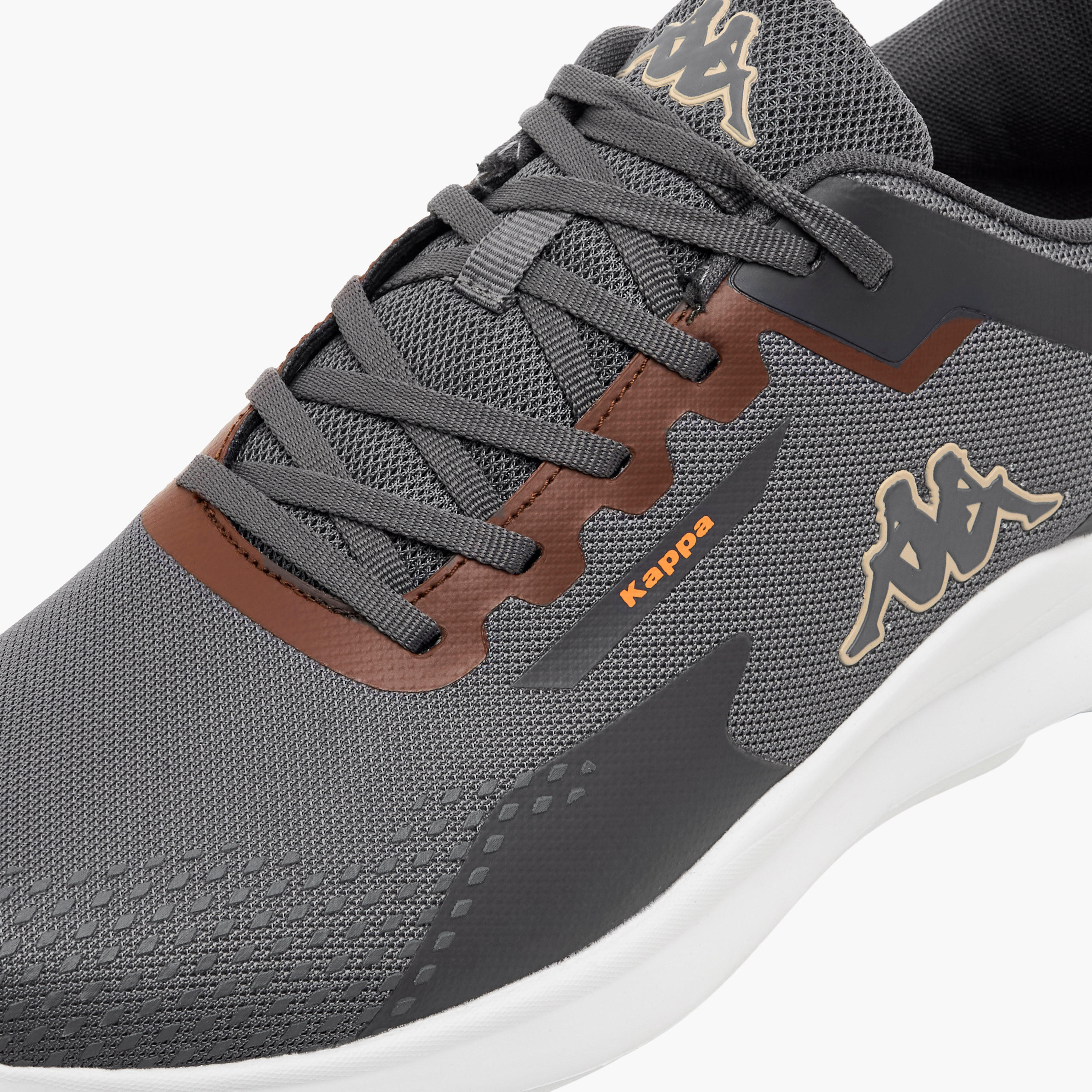 Kappa Men Logo Print Lace-Up Sports Shoes-men-shoes-sports-image-4