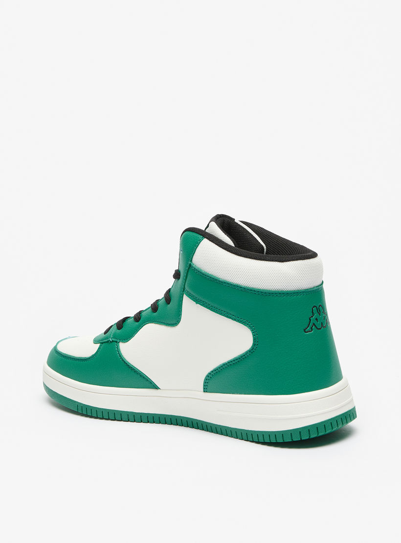 حذاء سنيكرز بقصة مرتفعة وبرباط إغلاق للرجال من كابا-men-shoes-sneakers-image-3