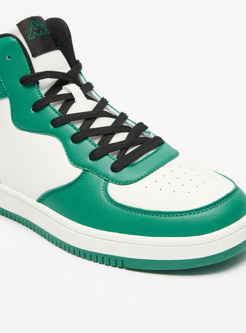 حذاء سنيكرز بقصة مرتفعة وبرباط إغلاق للرجال من كابا-men-shoes-sneakers-image-5