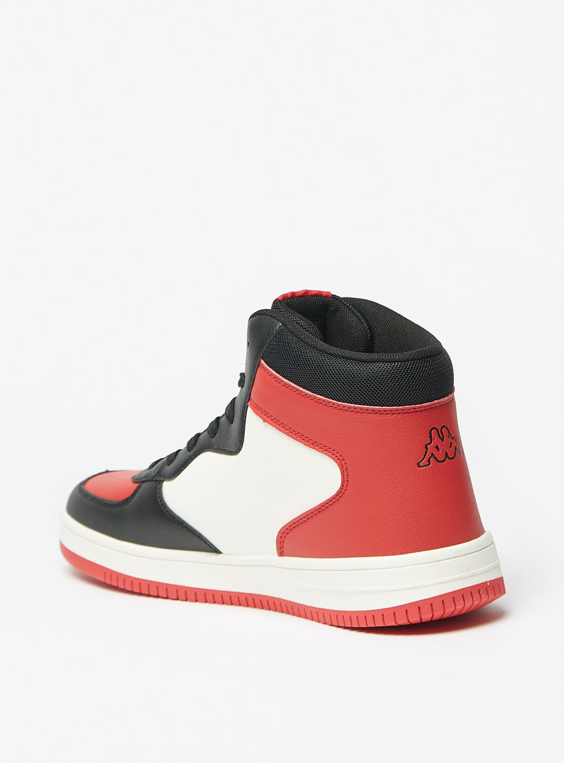 حذاء سنيكرز بقصة مرتفعة وبرباط إغلاق للرجال من كابا-men-shoes-sneakers-image-3