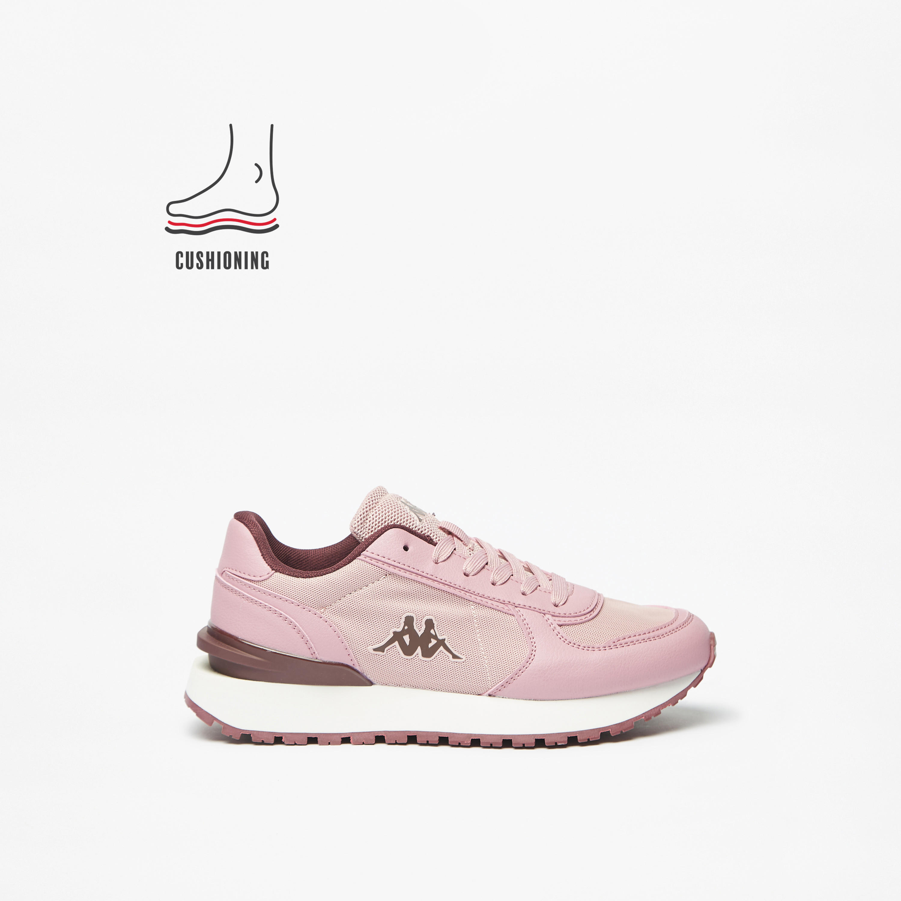 Kappa Women's  Lace-Up Sports Shoes with Cushioning-women-shoes-sneakers-image-5