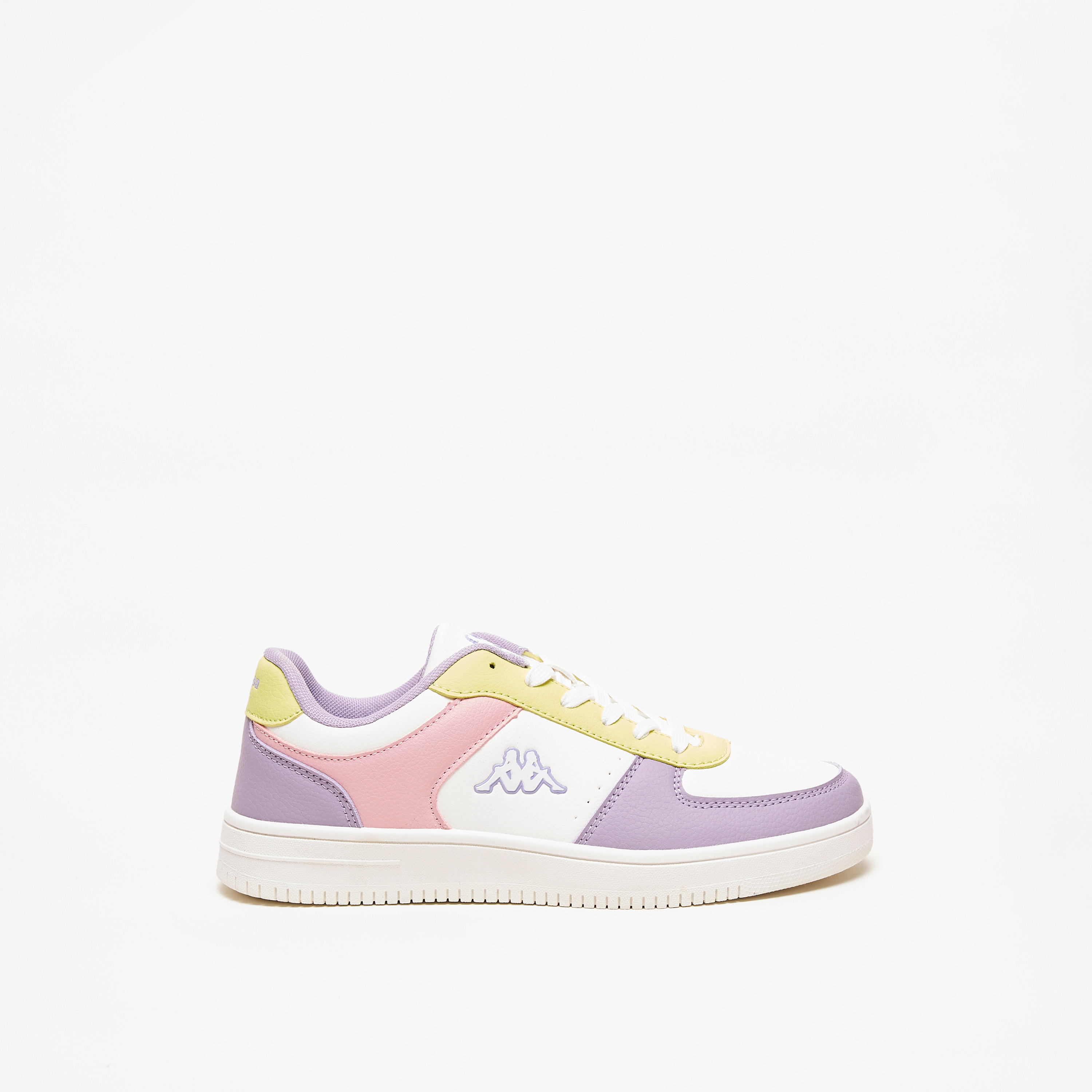 Kappa Women's Panelled Lace-Up Low-Ankle Sneakers-sports-women-shoes-image-8