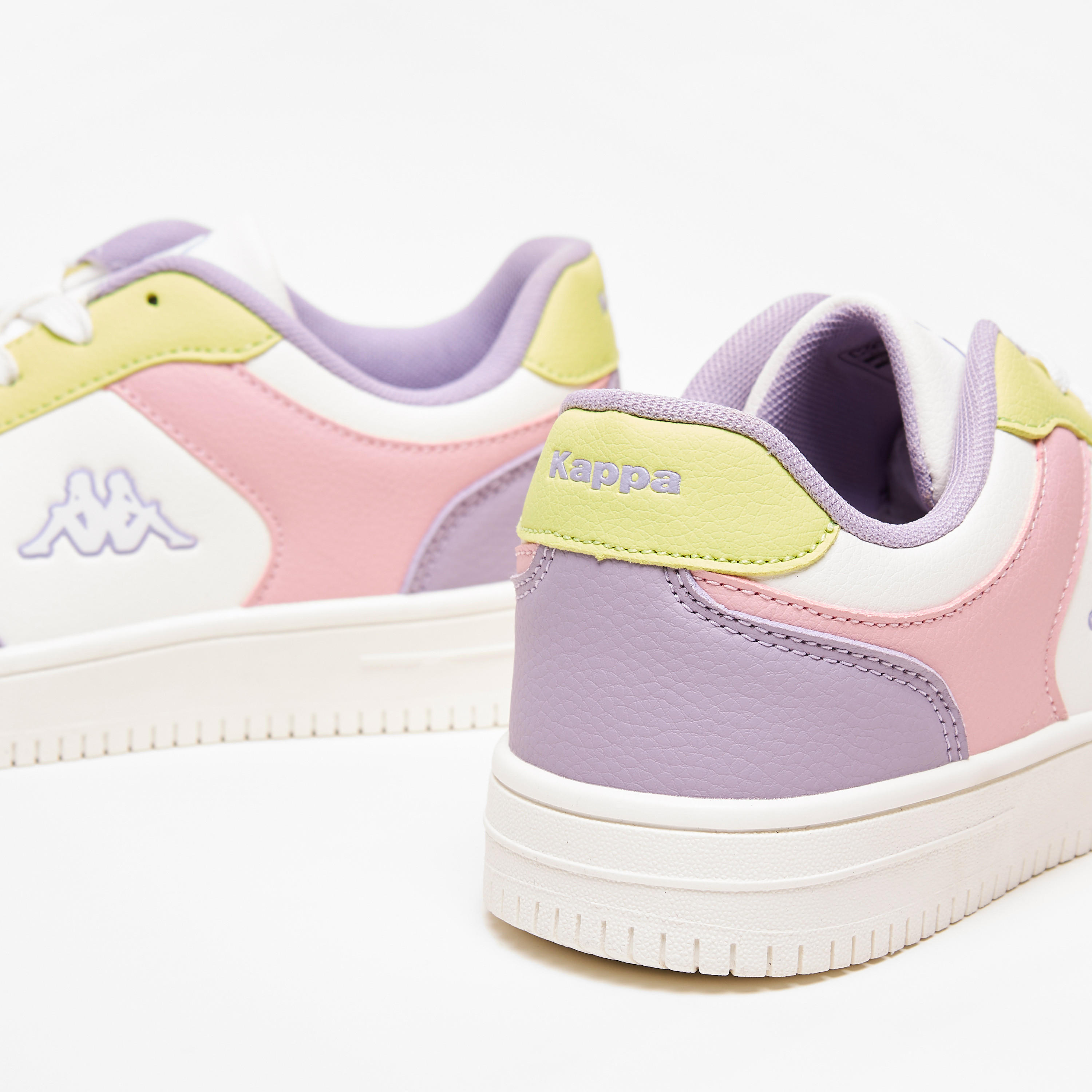 Kappa Women's Panelled Lace-Up Low-Ankle Sneakers-sports-women-shoes-image-10