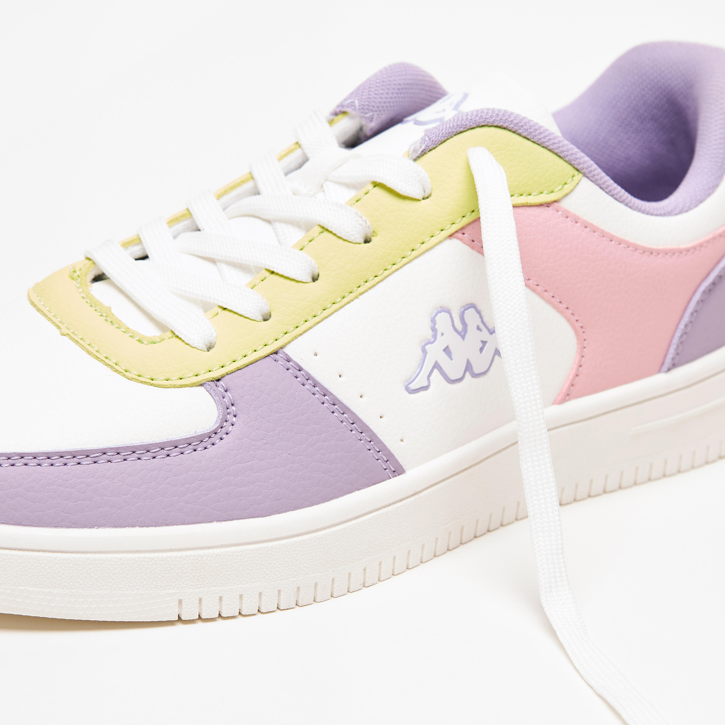 Kappa Women's Panelled Lace-Up Low-Ankle Sneakers-sports-women-shoes-image-12
