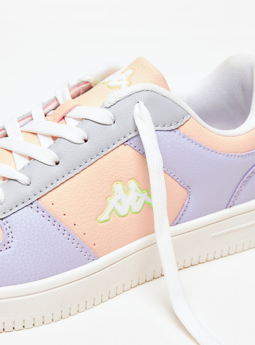 Kappa Women's Panelled Lace-Up Low-Ankle Sneakers-sports-women-shoes-image-6