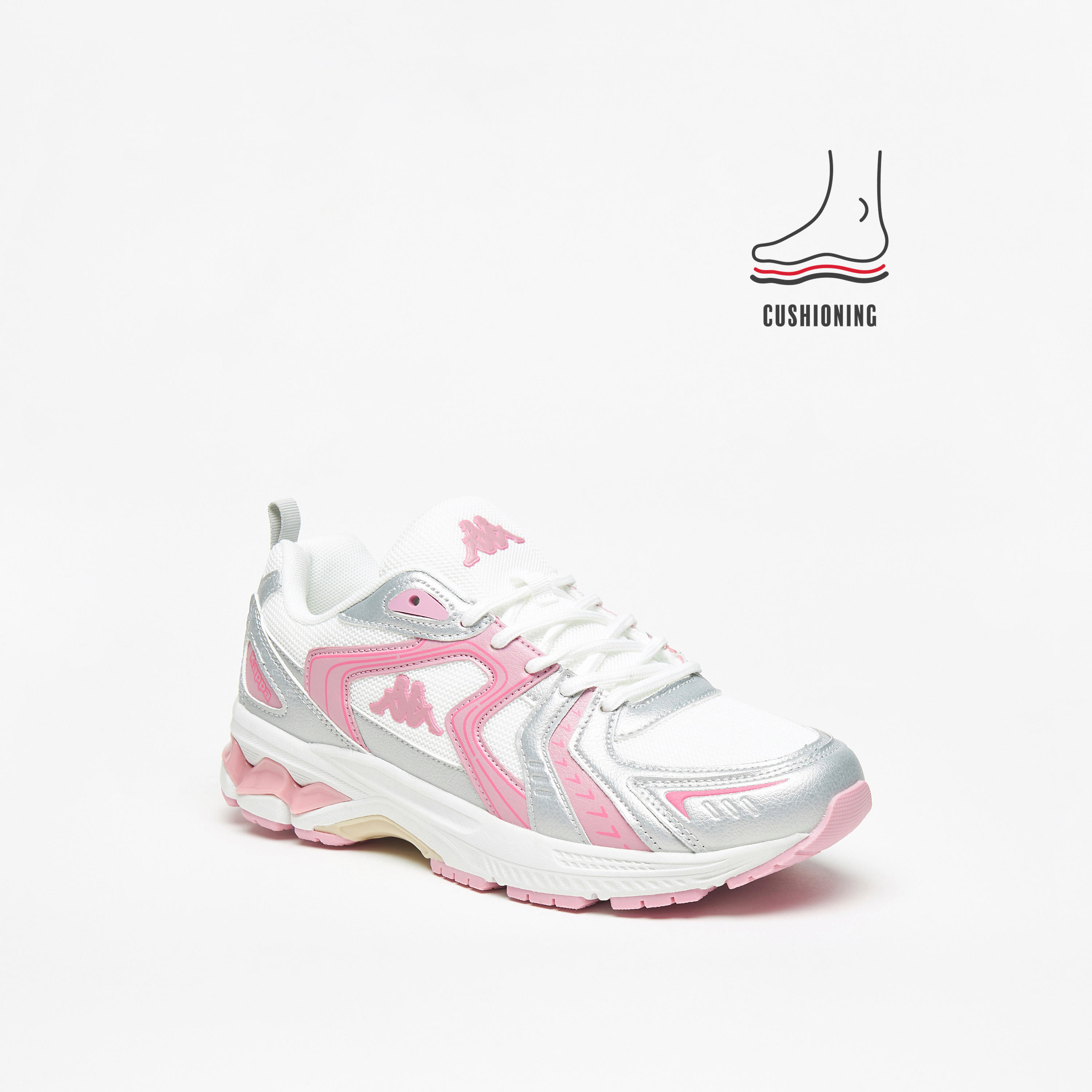 حذاء رياضي بارز الملمس برباط وبطانة للنساء من كابا-women-shoes-sneakers-image-1