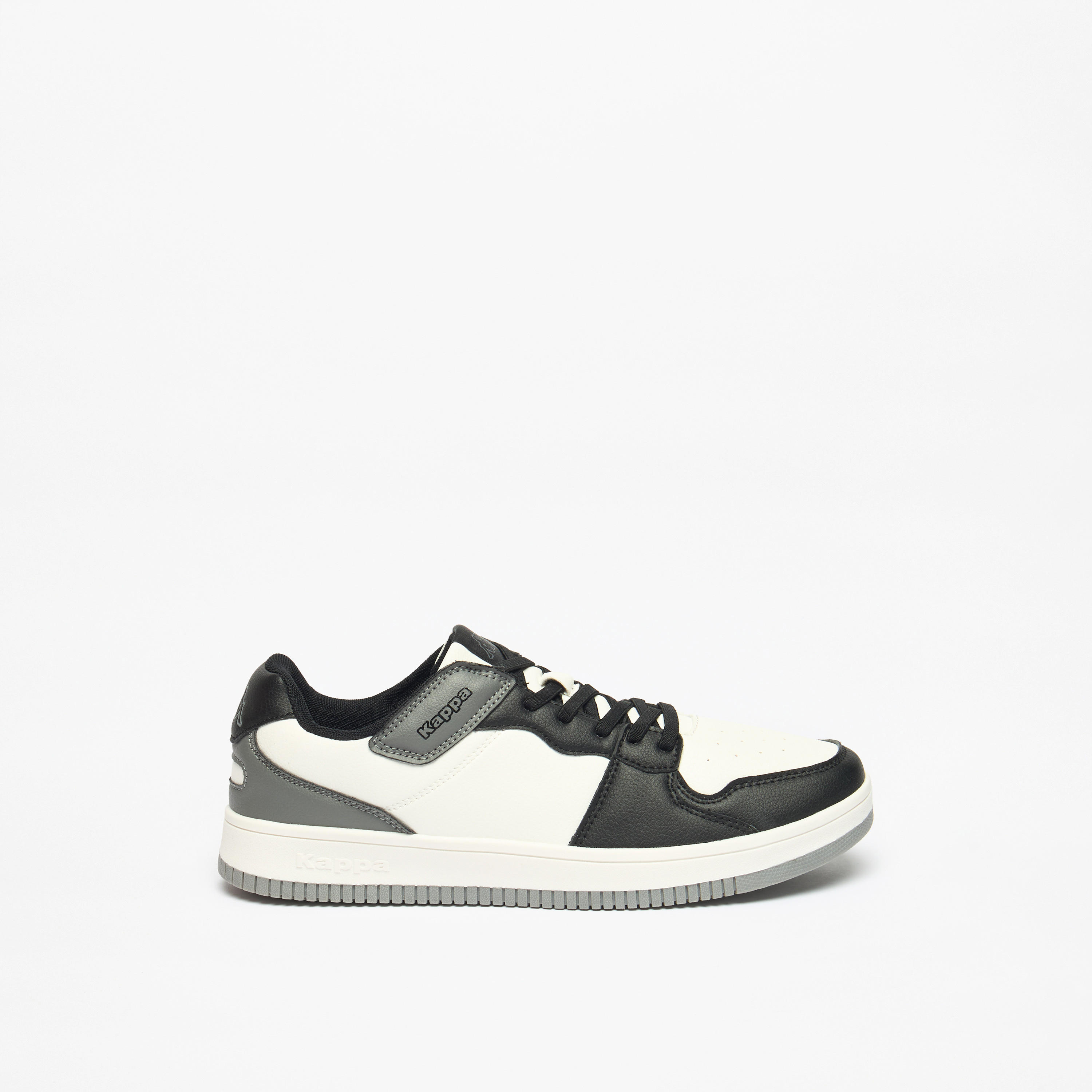 Kappa Colourblock Lace-Up Sneakers with Cushioning-men-shoes-sneakers-image-3