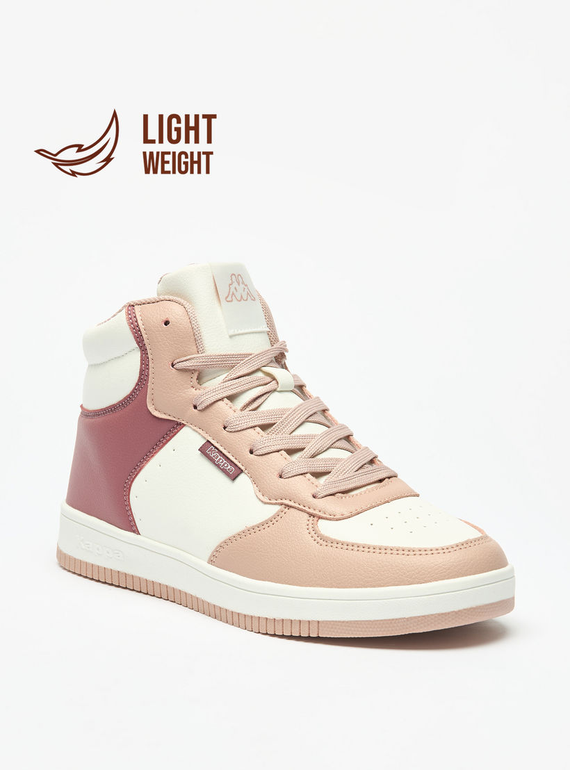 حذاء سنيكرز خفيف الوزن برقبة عالية ورباط للنساء من كابا-women-shoes-sneakers-image-1