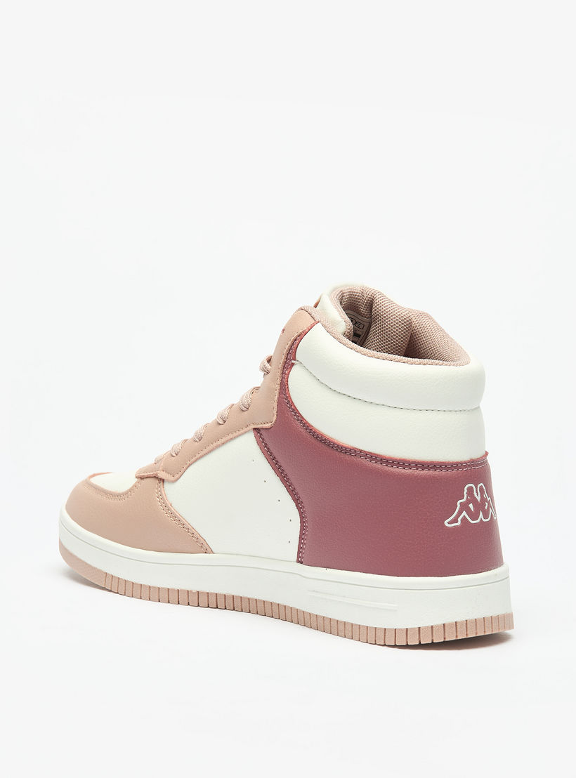 حذاء سنيكرز خفيف الوزن برقبة عالية ورباط للنساء من كابا-women-shoes-sneakers-image-2