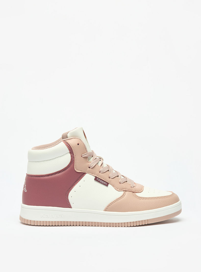 حذاء سنيكرز خفيف الوزن برقبة عالية ورباط للنساء من كابا-women-shoes-sneakers-image-3