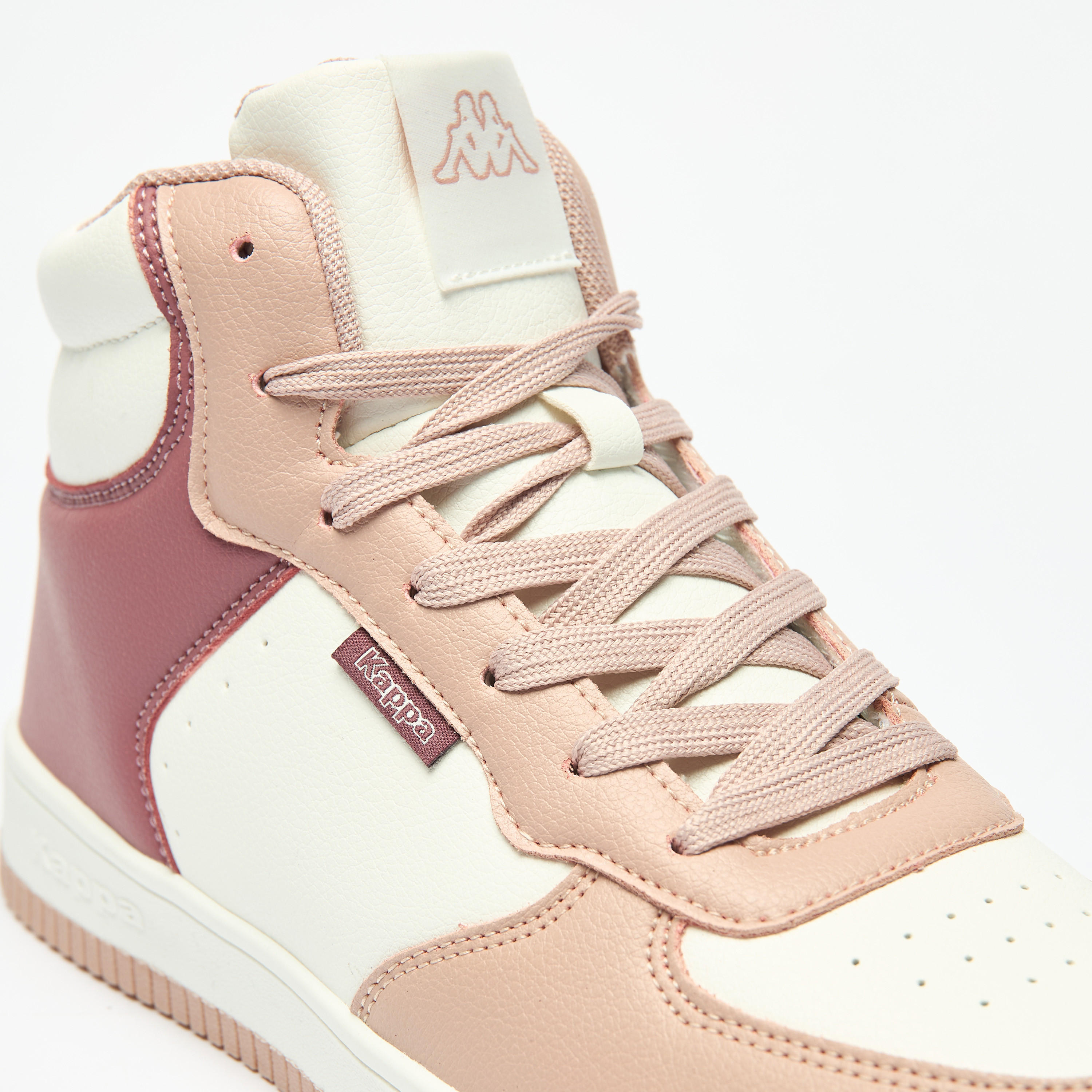 Kappa Women's Panelled High Top Lightweight Sneakers with Lace-Up Closure-women-shoes-sneakers-image-9