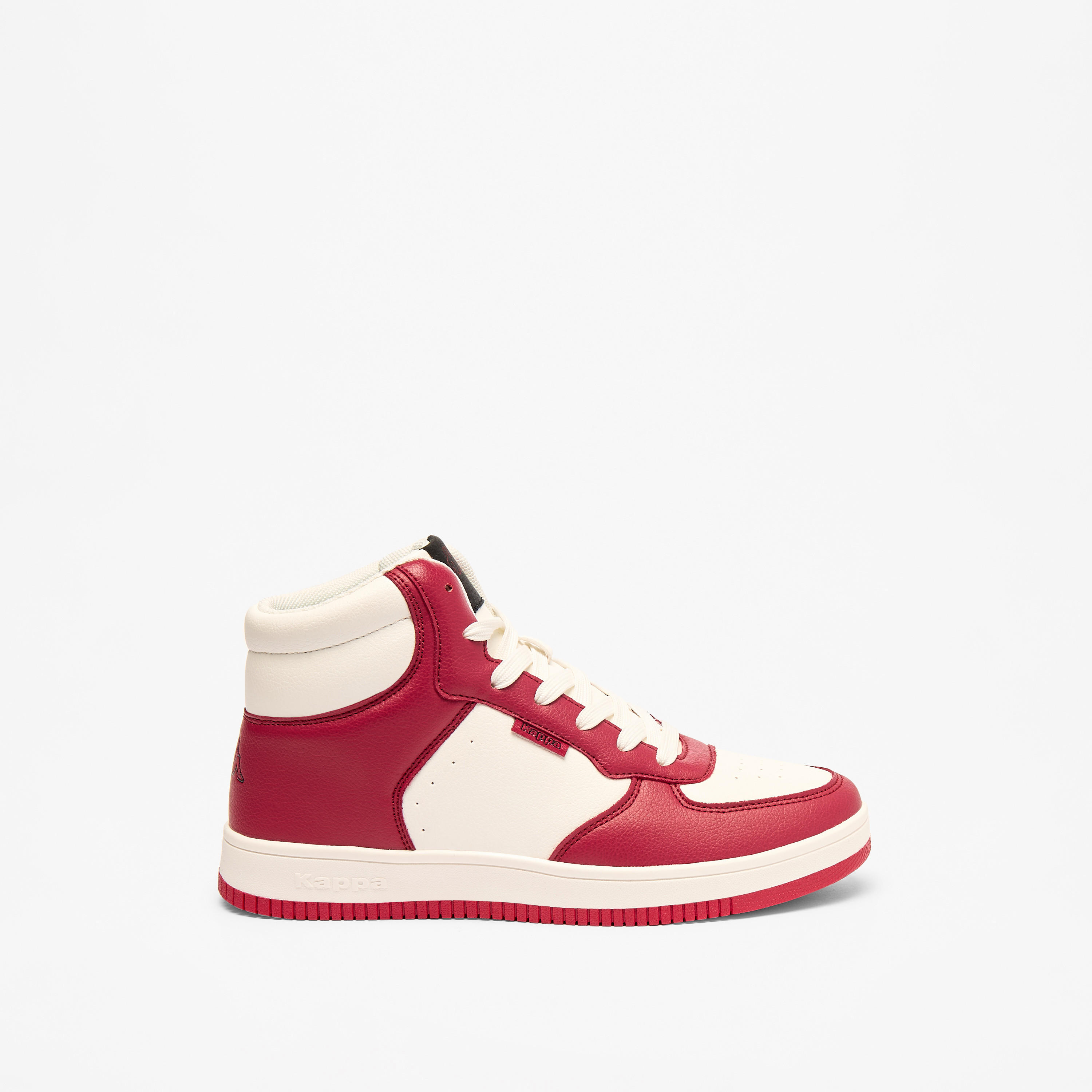 Kappa Women's Panelled High Top Lightweight Sneakers with Lace-Up Closure-women-shoes-sneakers-image-3