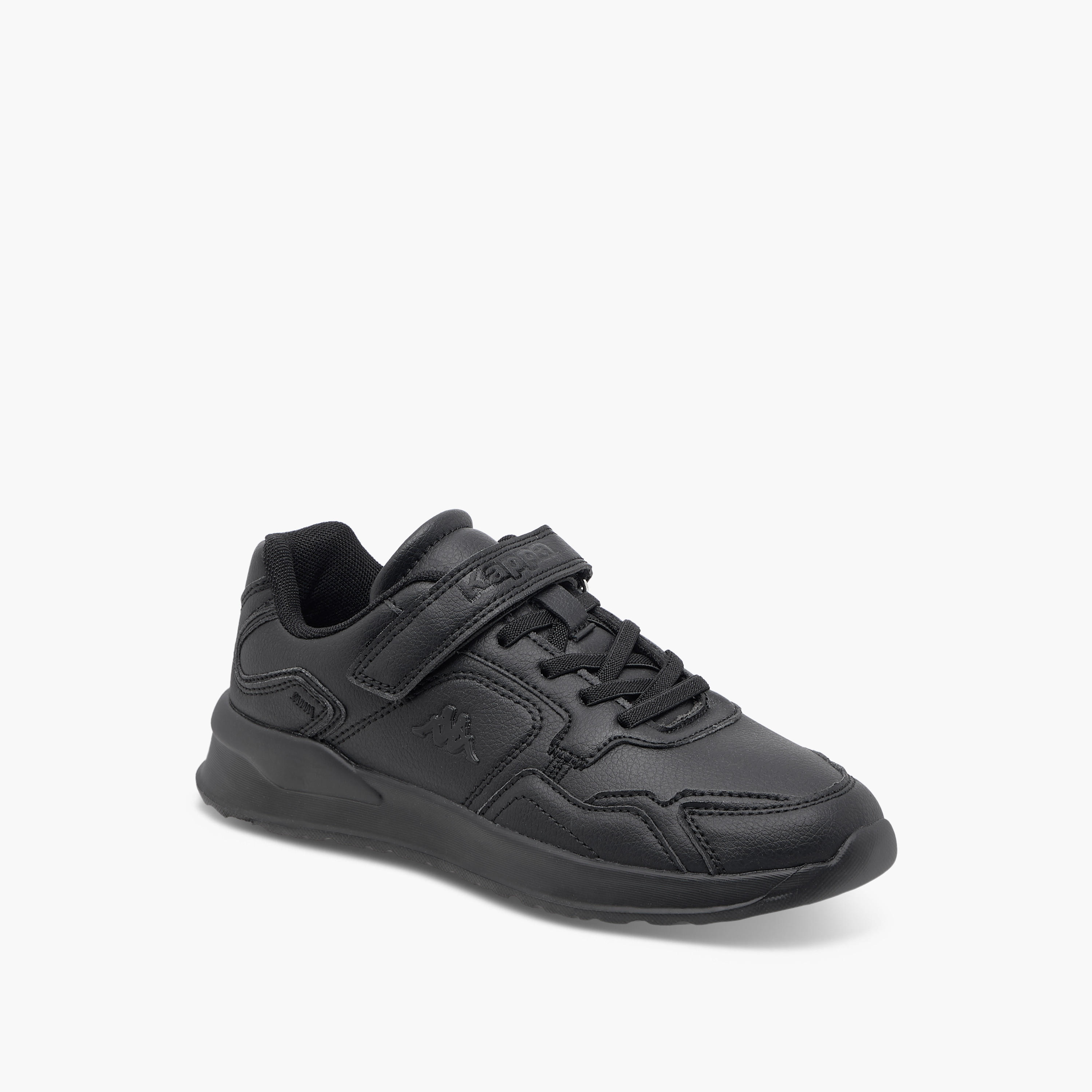 Kappa Kids' Logo Detail School Shoes with Hook and Loop Closure-girls-shoes-schoolshoes-image-2