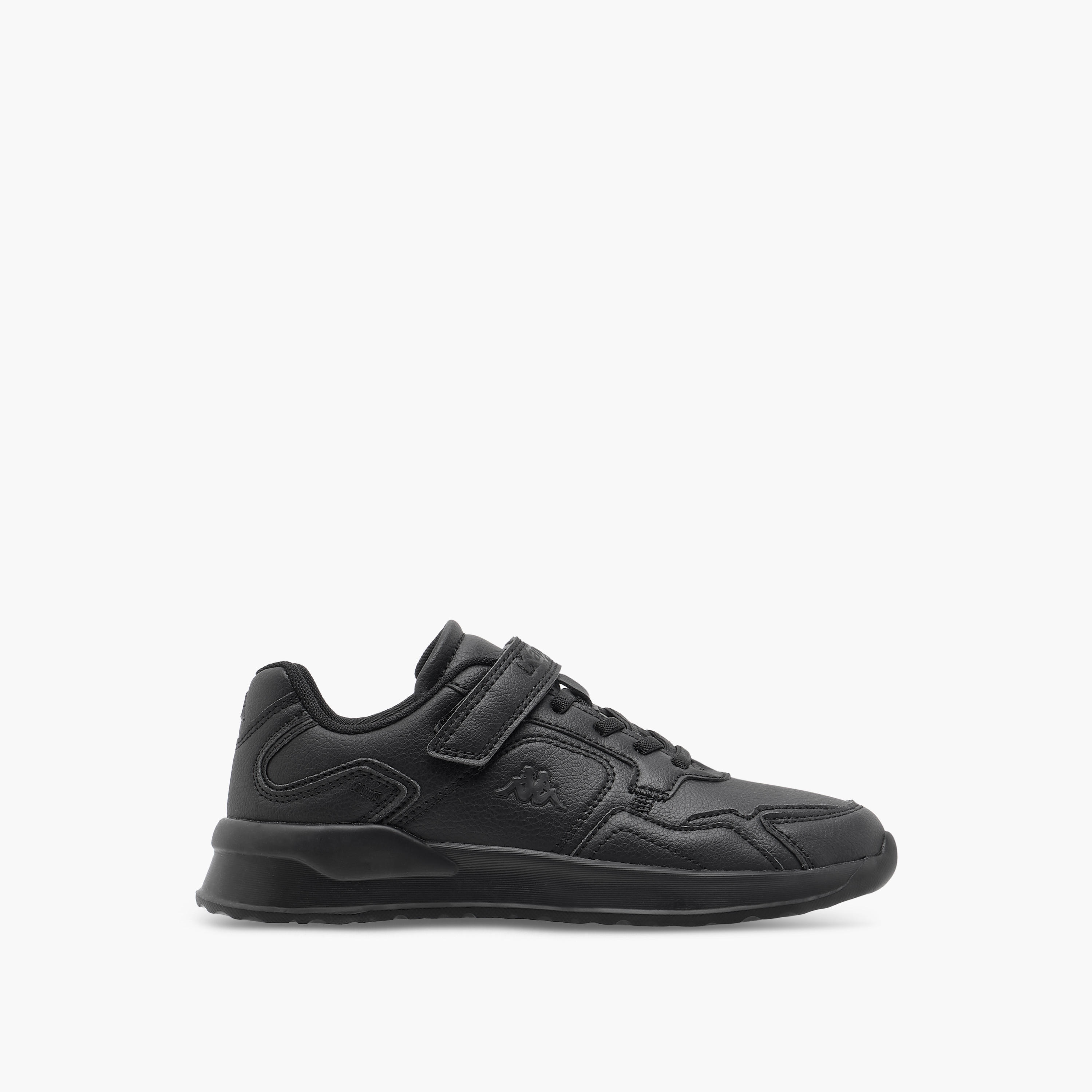 Kappa Kids' Logo Detail School Shoes with Hook and Loop Closure-girls-shoes-schoolshoes-image-3