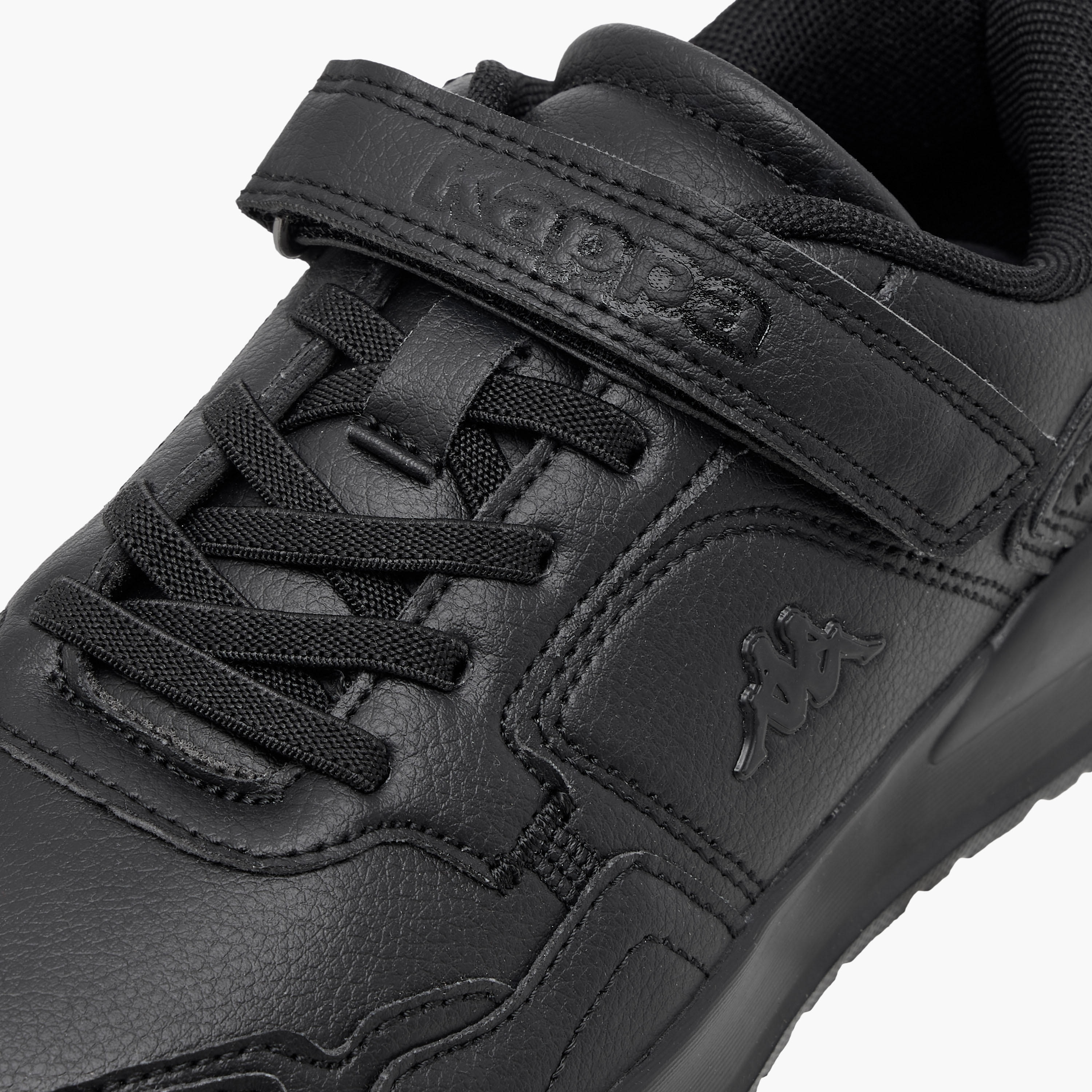 Kappa Kids' Logo Detail School Shoes with Hook and Loop Closure-girls-shoes-schoolshoes-image-4