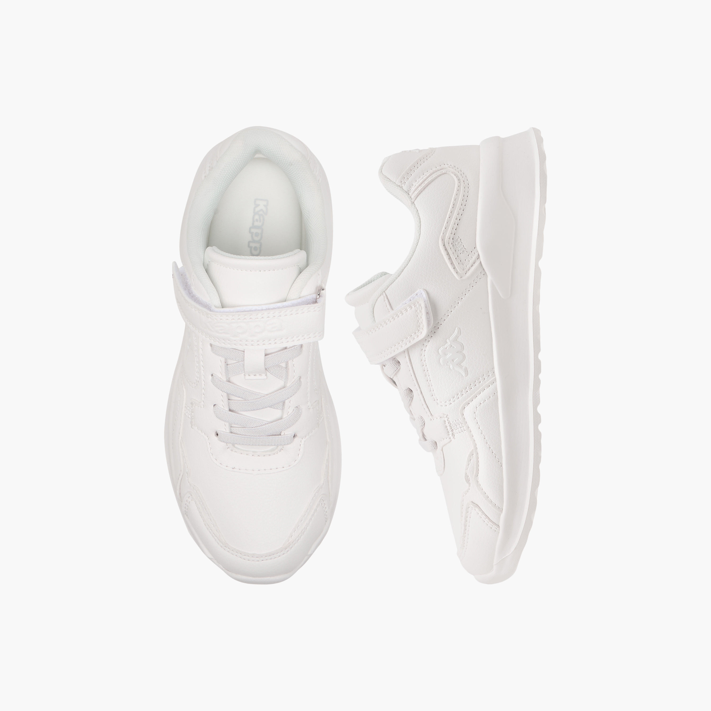 Kappa Kids' Logo Detail School Shoes with Hook and Loop Closure-girls-shoes-schoolshoes-image-1