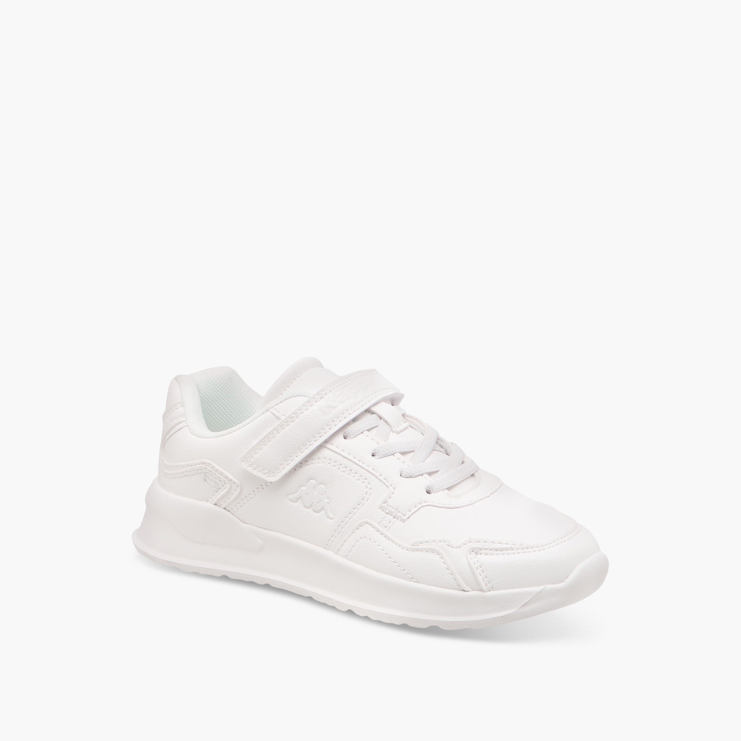 Kappa Kids' Logo Detail School Shoes with Hook and Loop Closure-girls-shoes-schoolshoes-image-2