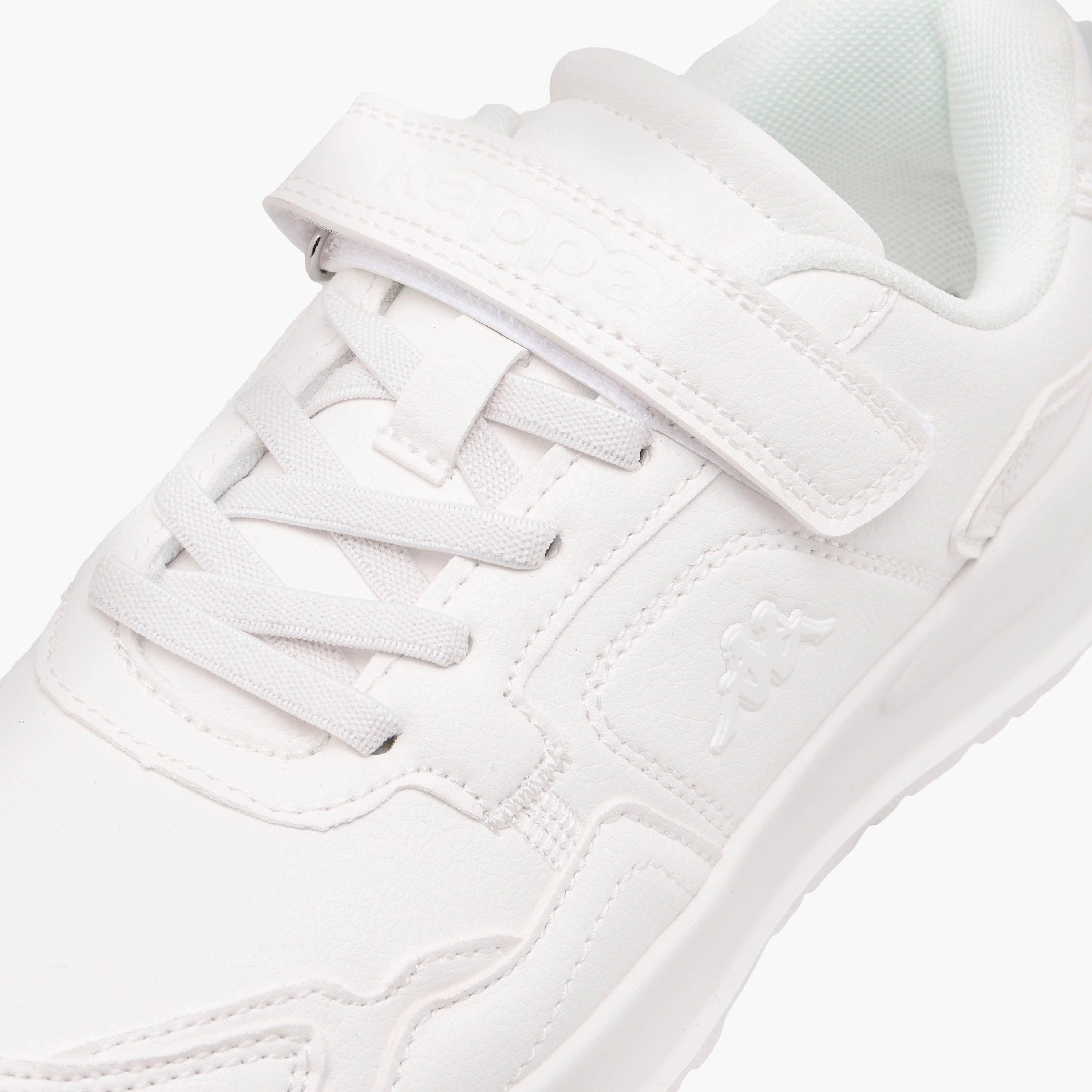 Kappa Kids' Logo Detail School Shoes with Hook and Loop Closure-girls-shoes-schoolshoes-image-4