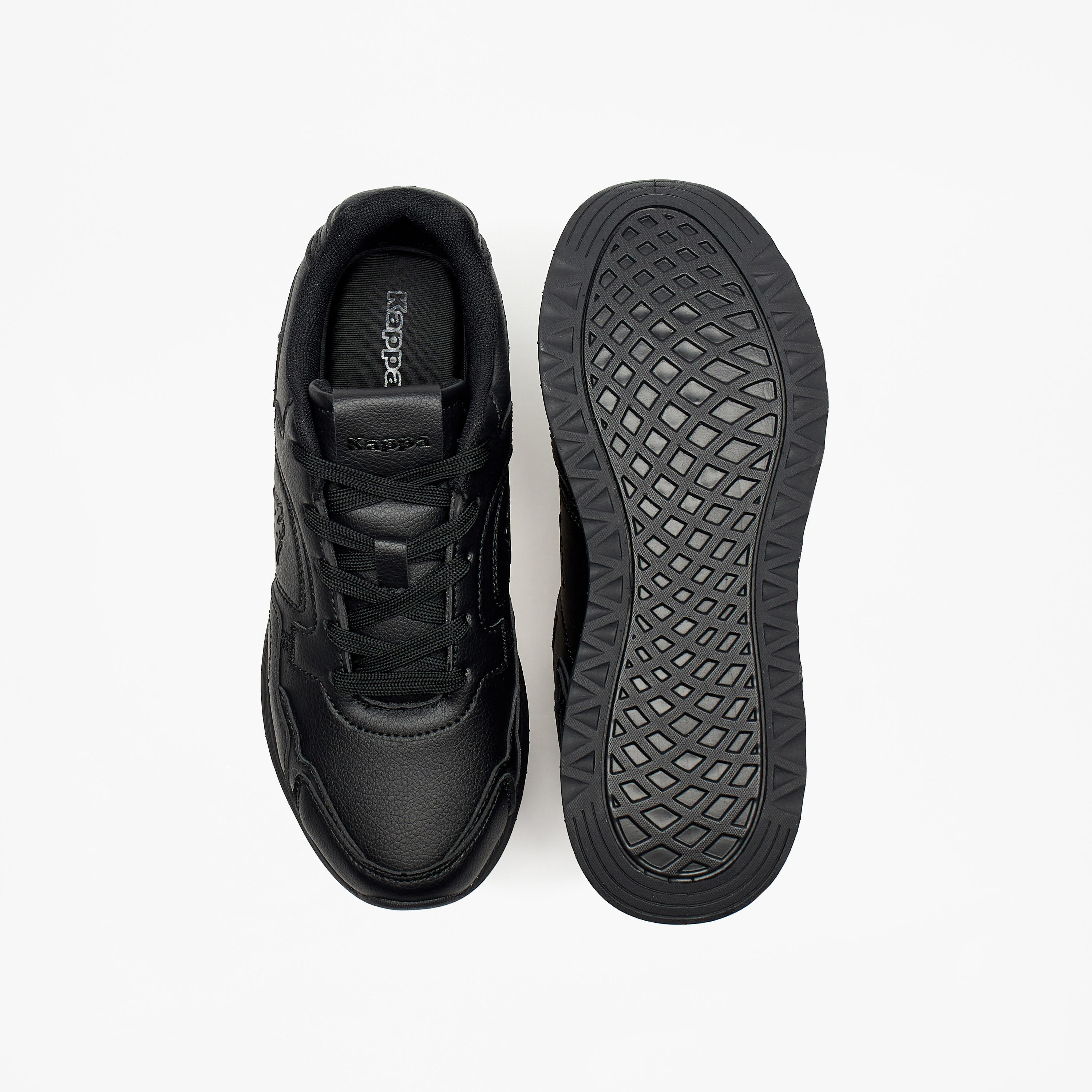 Kappa Women's Monotone Walking Shoes with Lace-Up Closure-women-shoes-sports-image-4