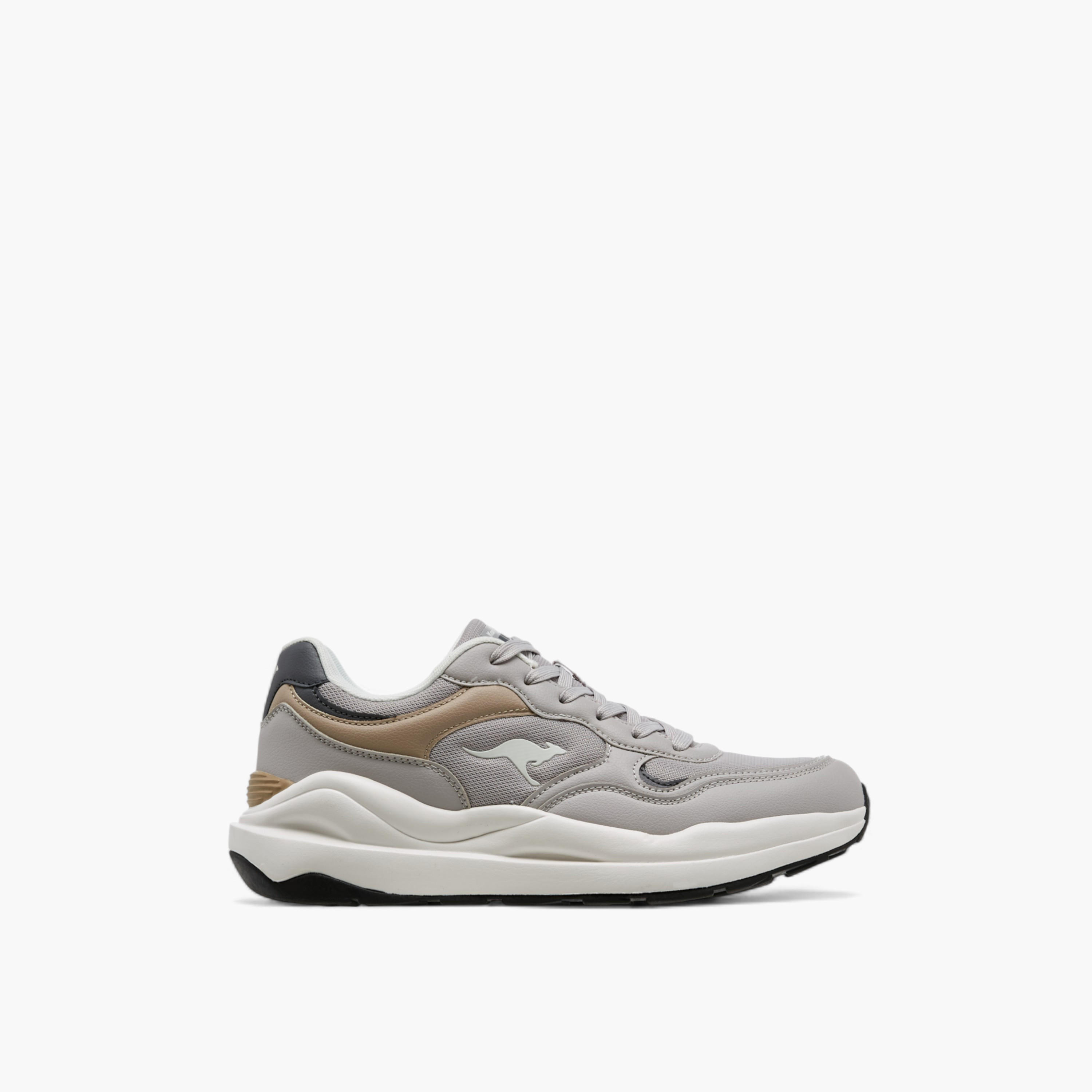 KangaROOS Men's Panelled Sports Shoes with Lace-Up Closure-sports-men-shoes-image-3