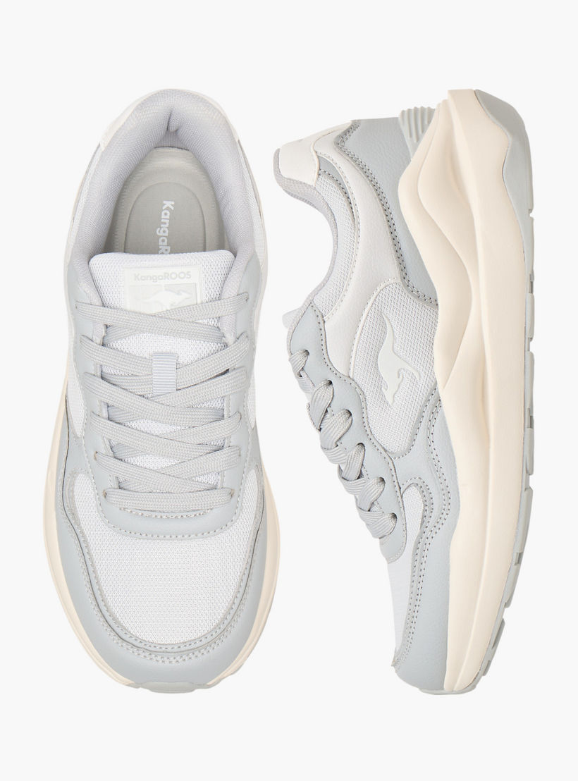 KangaROOS Women's Panelled Lace-Up Sports Shoes-women-shoes-sports-image-1