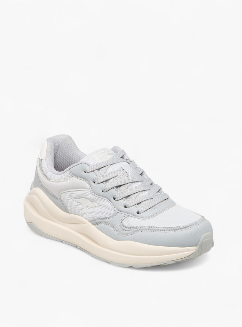 KangaROOS Women's Panelled Lace-Up Sports Shoes-women-shoes-sports-image-4