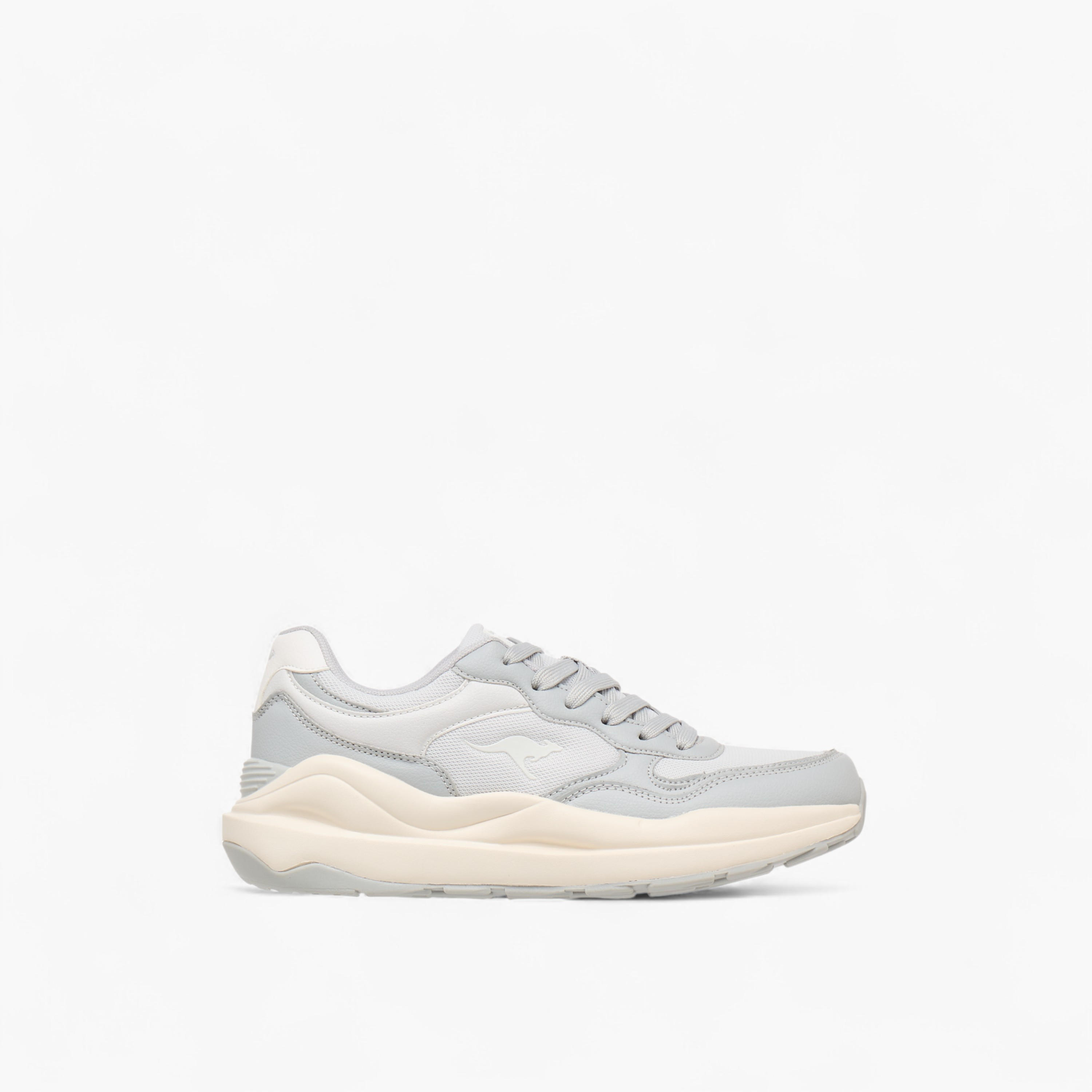 KangaROOS Women's Panelled Lace-Up Sports Shoes-women-shoes-sports-image-5
