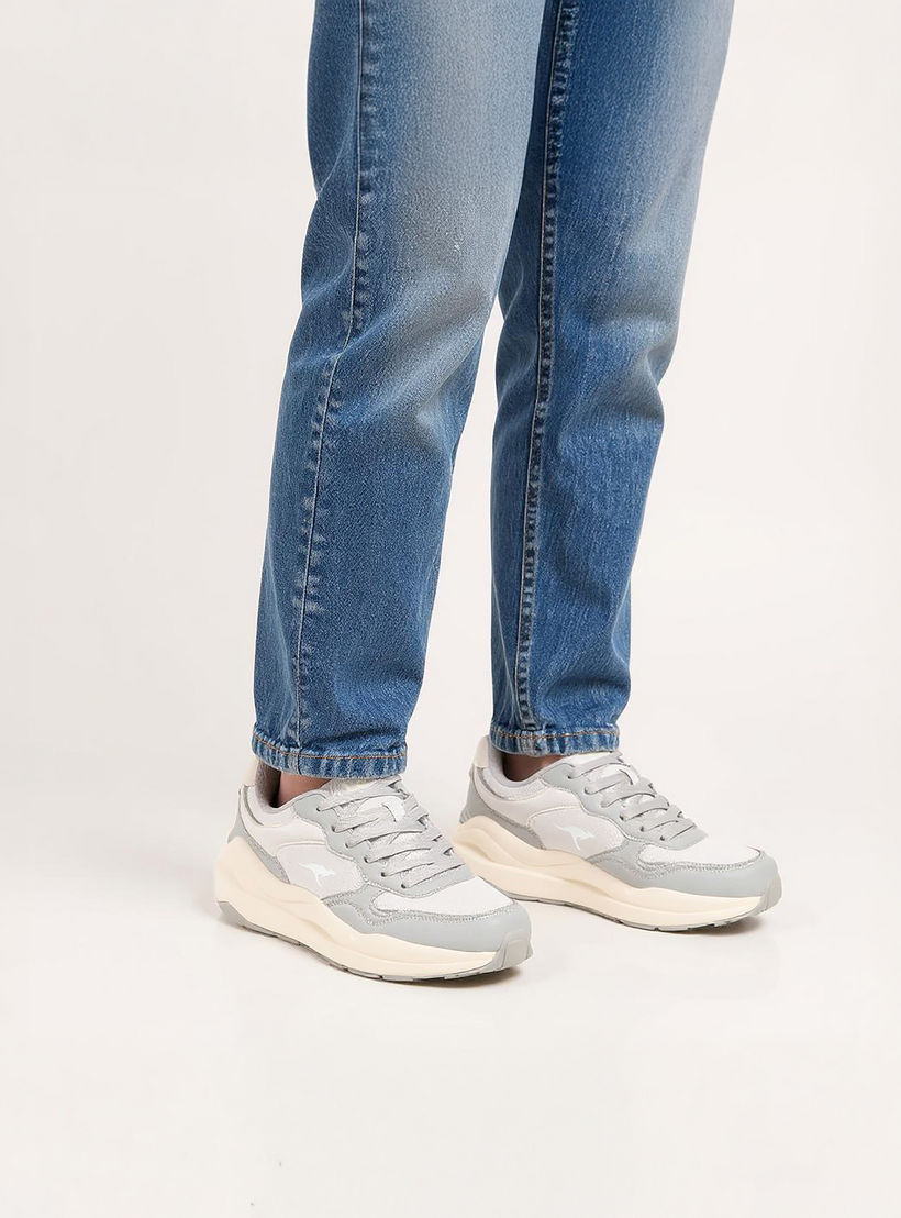KangaROOS Women's Panelled Lace-Up Sports Shoes-women-shoes-sports-image-3