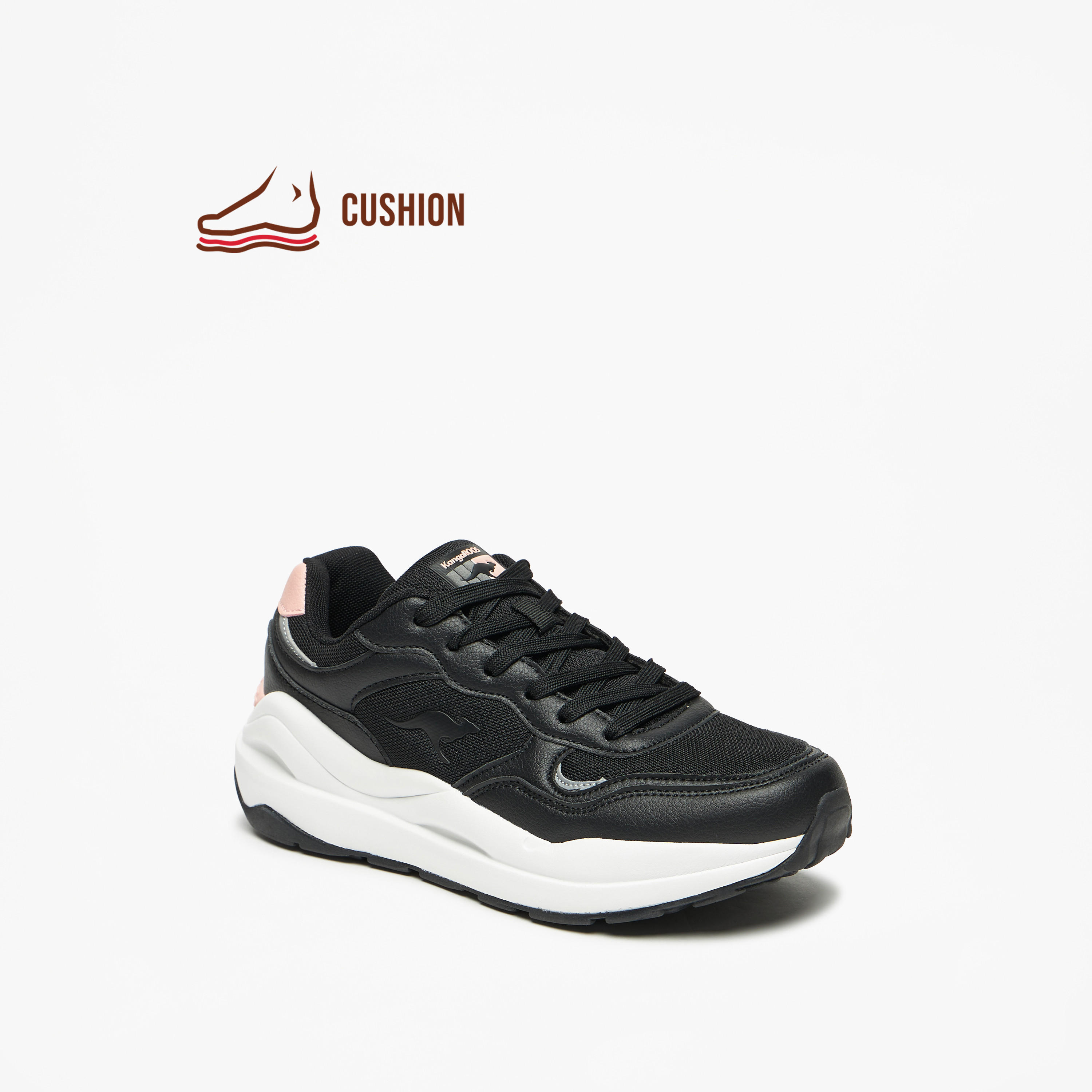 KangaROOS Women's Panelled Lace-Up Sports Shoes-women-shoes-sneakers-image-1