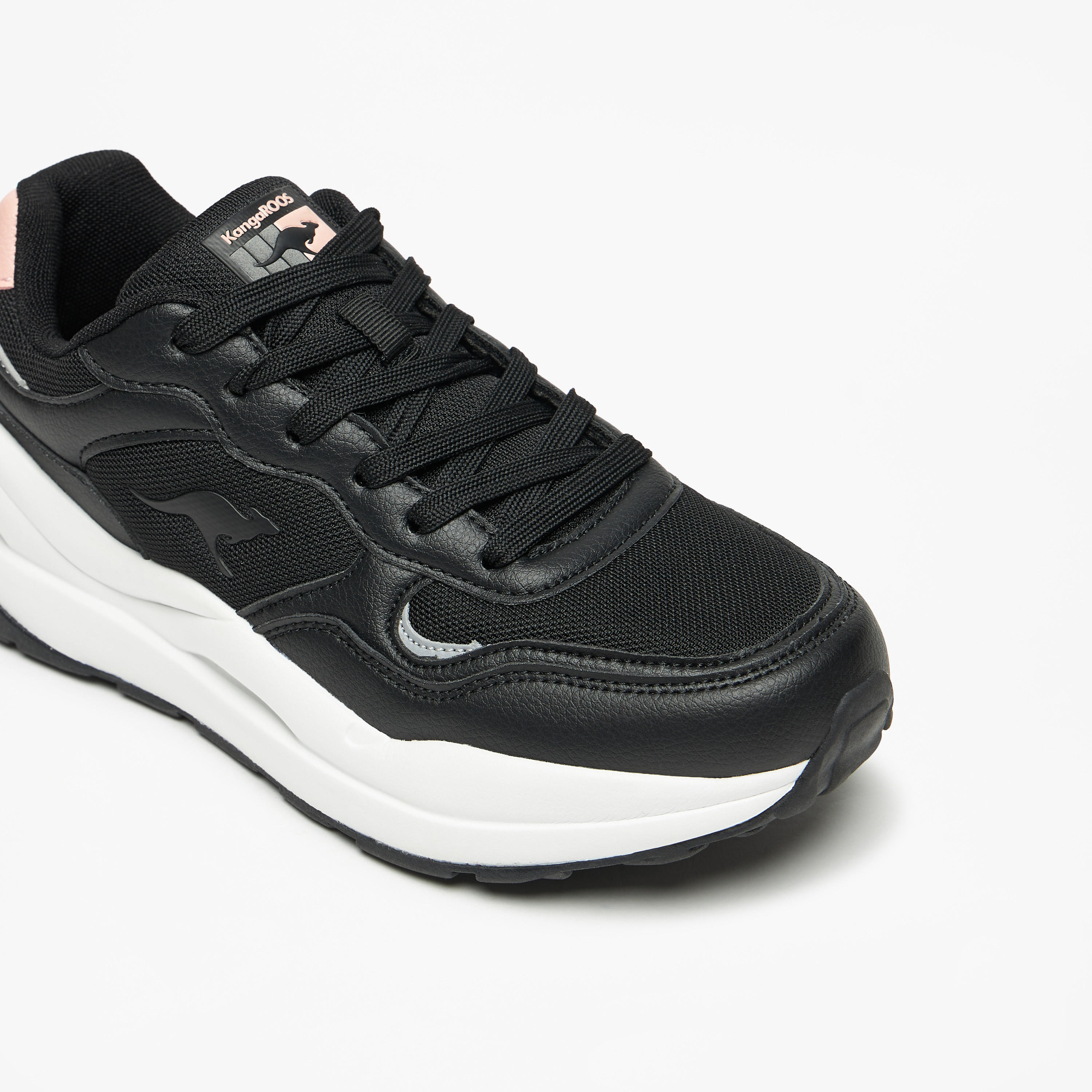 KangaROOS Women's Panelled Lace-Up Sports Shoes-women-shoes-sneakers-image-4