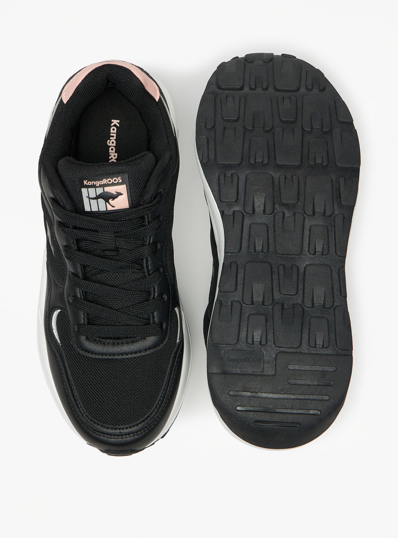 KangaROOS Women's Panelled Lace-Up Sports Shoes-women-shoes-sneakers-image-5