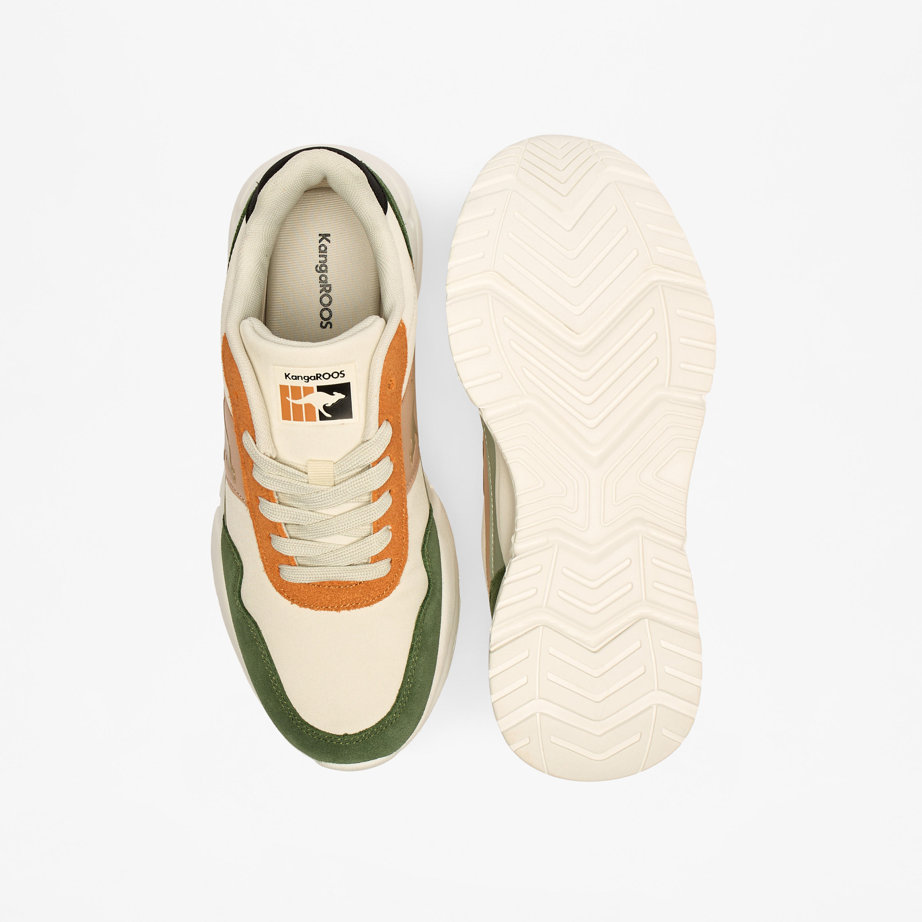 KangaROOS Women's Panelled Lightweight Sports Shoes with Lace-Up Closure-women-shoes-sneakers-image-9