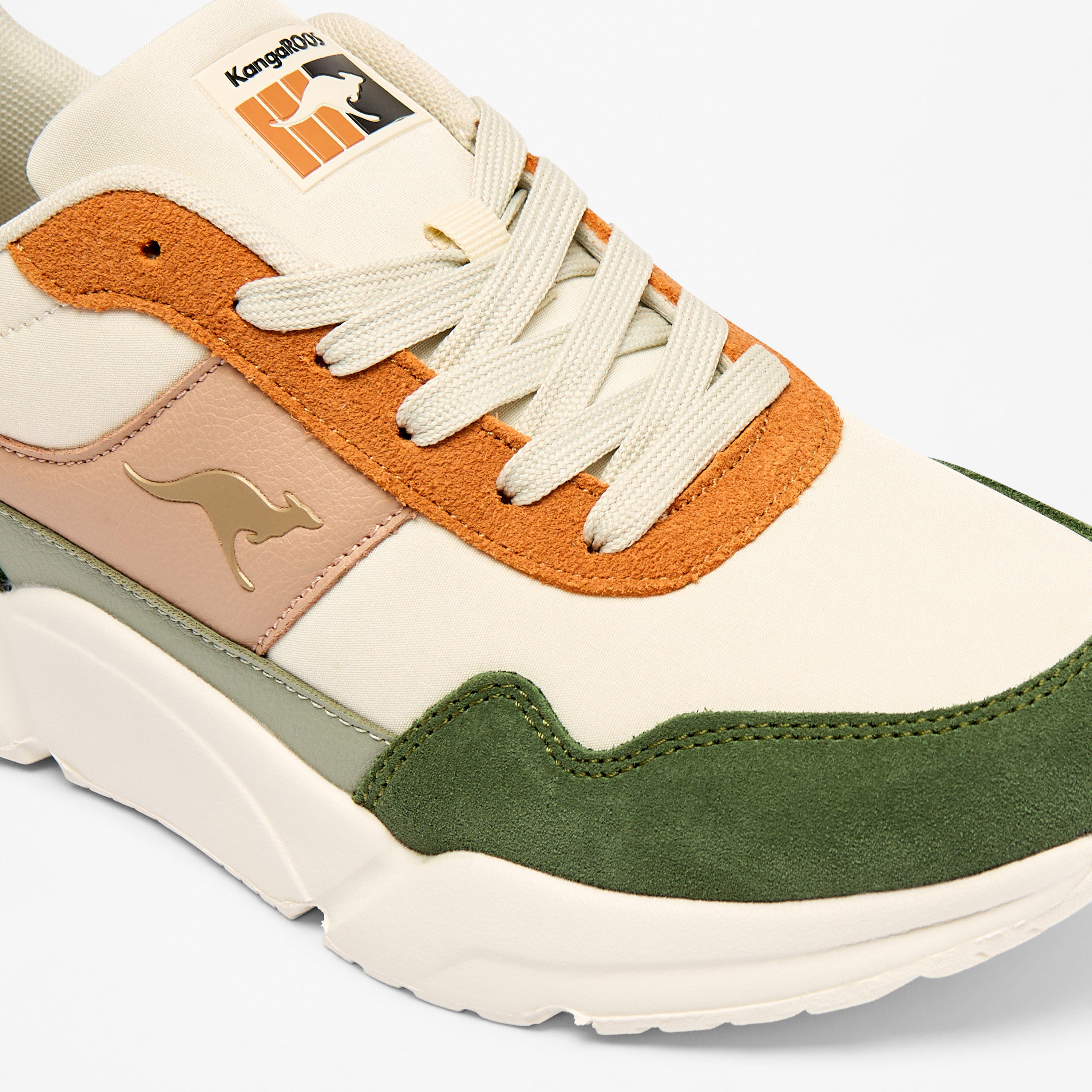 KangaROOS Women's Panelled Lightweight Sports Shoes with Lace-Up Closure-women-shoes-sneakers-image-10