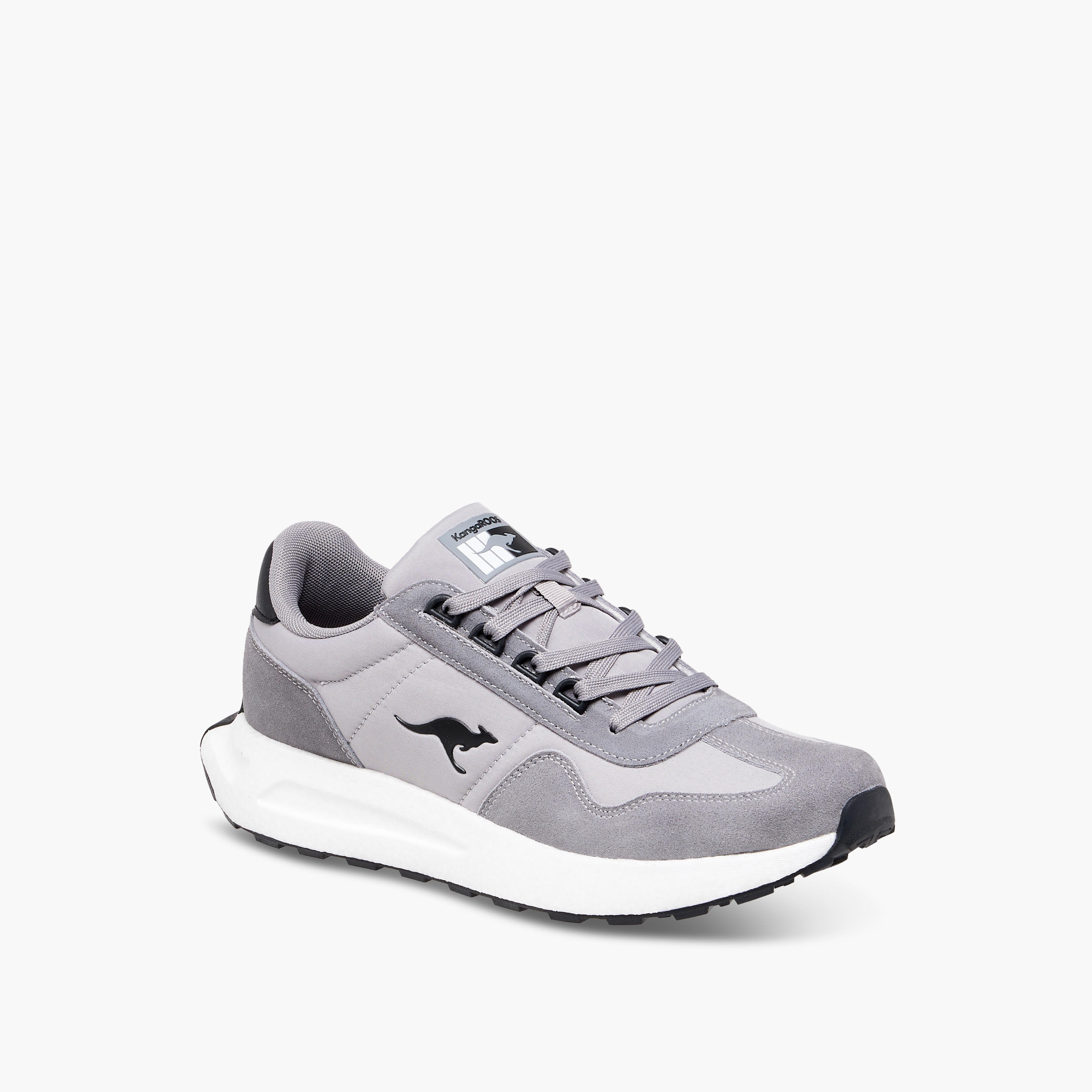 KangaROOS Men's Panelled Sports Shoes with Lace-Up Closure-sports-men-shoes-image-2