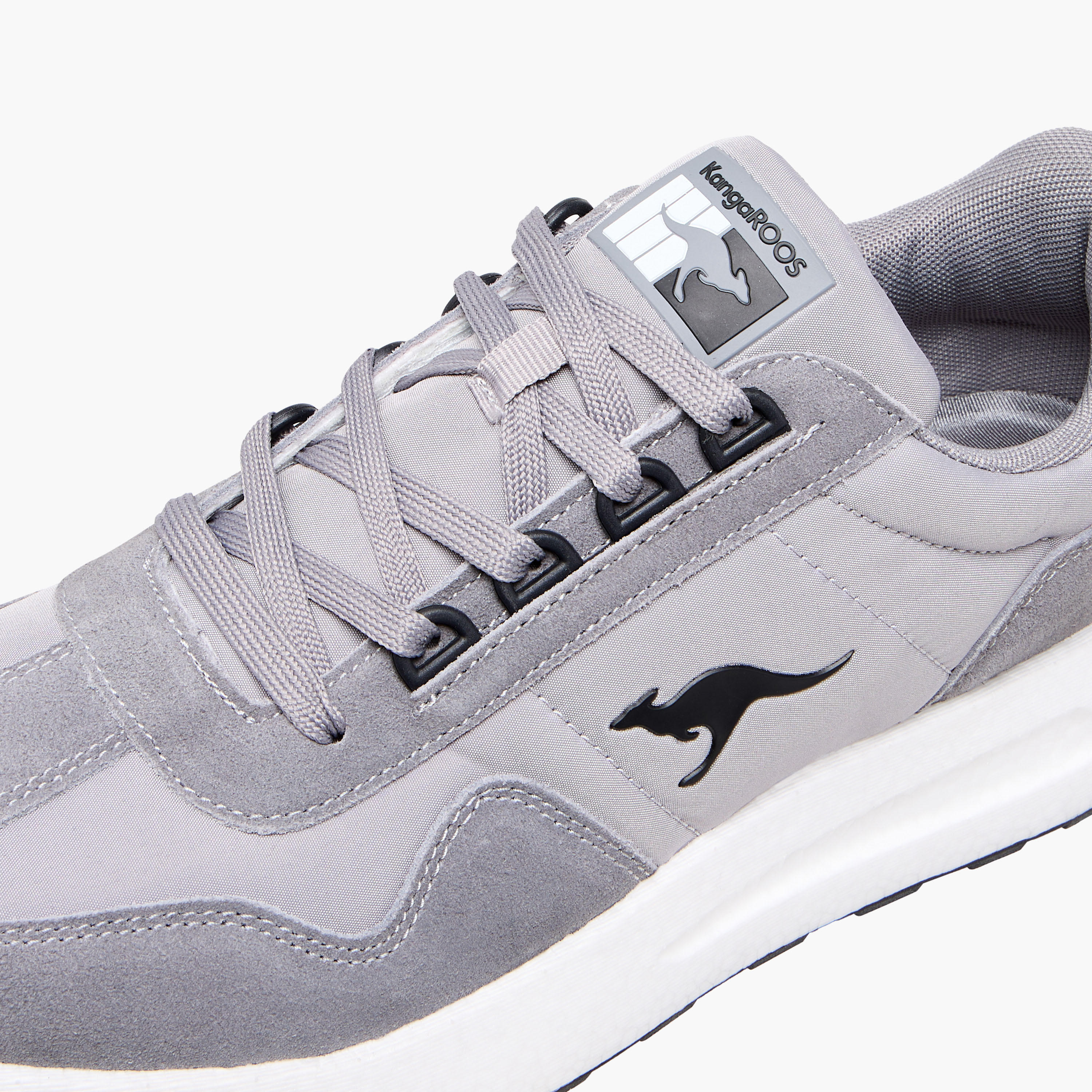 KangaROOS Men's Panelled Sports Shoes with Lace-Up Closure-sports-men-shoes-image-4